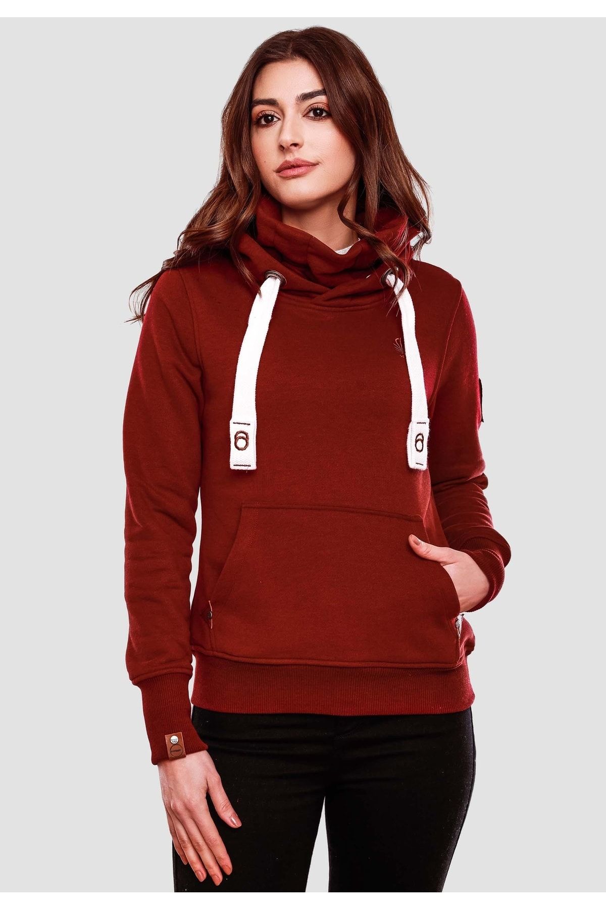 Navahoo Sweatshirt Rot Relaxed Fit