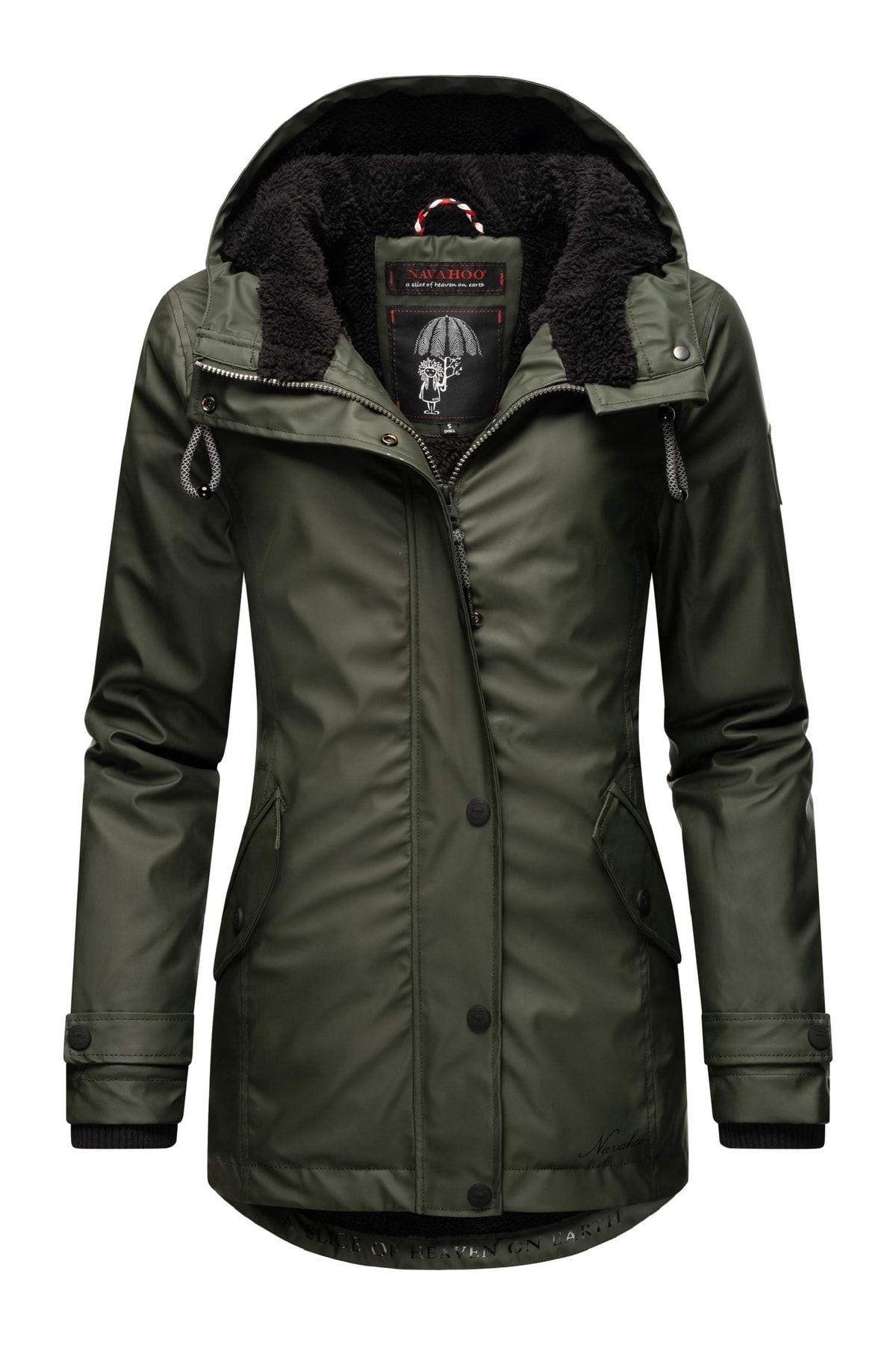 Navahoo Winterjacke Grün Parka Fast ausverkauft