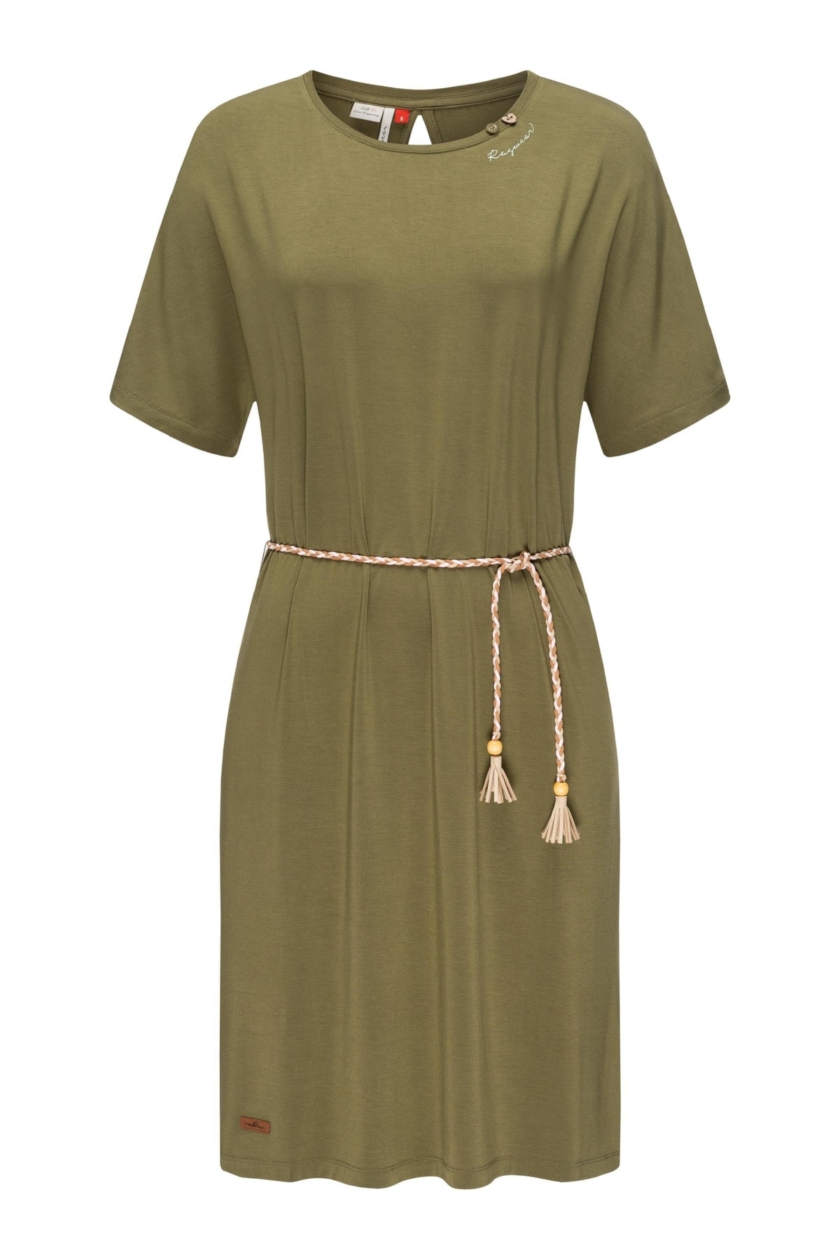 Ragwear Kleid Grün Jerseykleid Fast ausverkauft OB7939