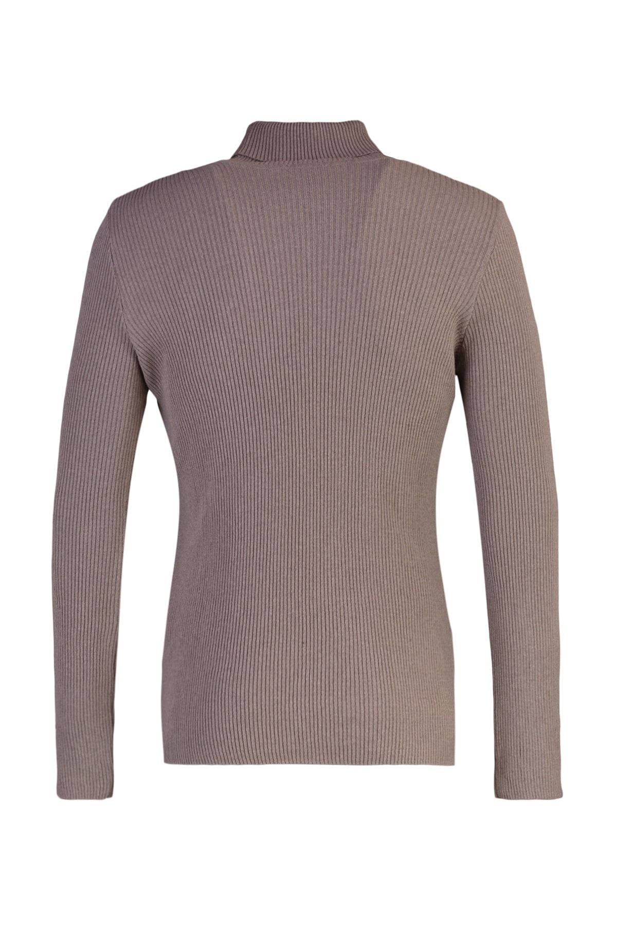 Trendyol Collection-Baumwoll-Cord-Pullover – Rollkragen, schmale Passform TMNAW20MG0031 6