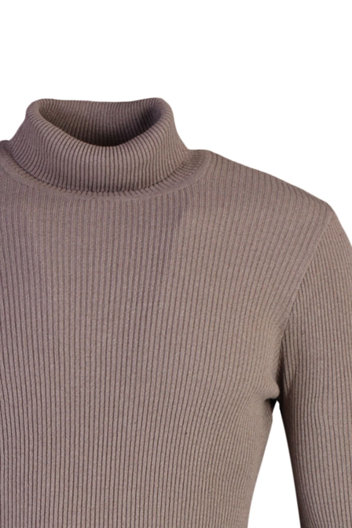 Trendyol Collection-Baumwoll-Cord-Pullover – Rollkragen, schmale Passform TMNAW20MG0031 8
