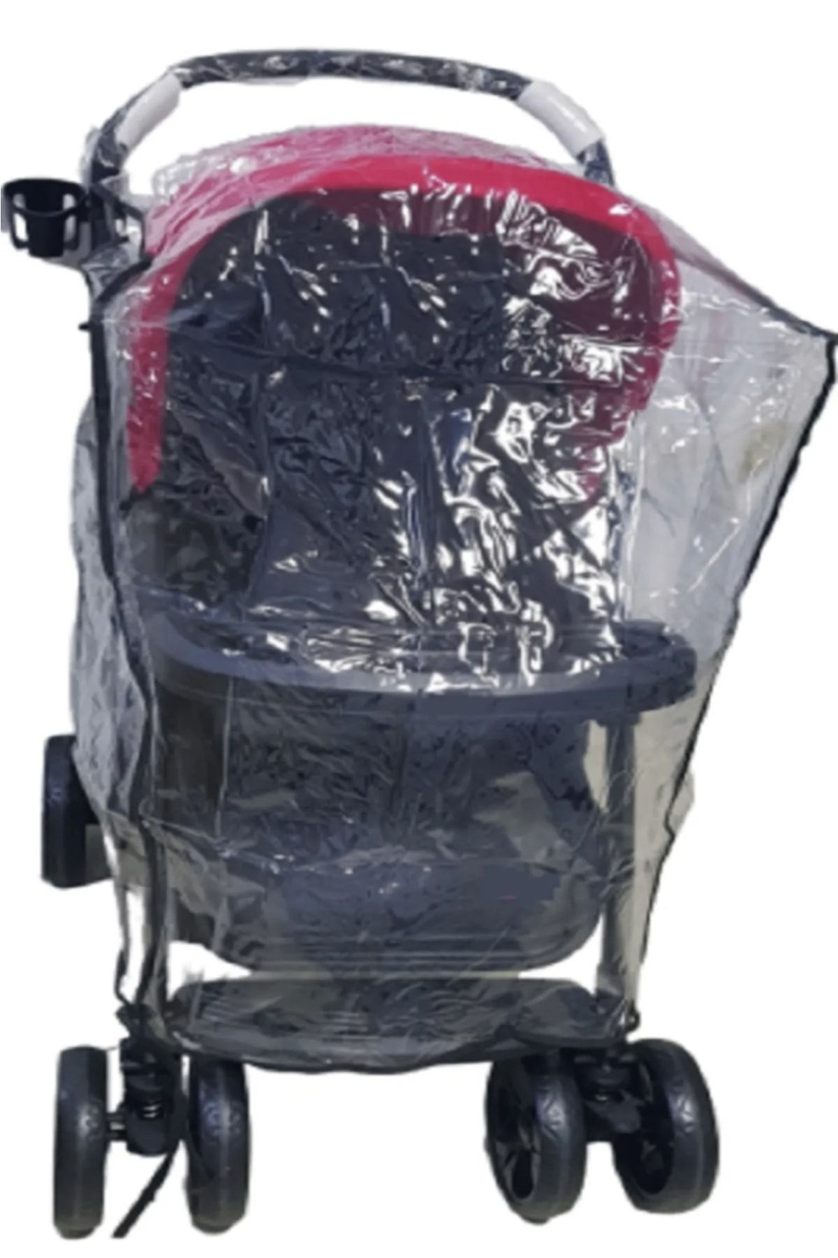 MorBebe-Custom Measurement XL Size Stroller Rain Cover, Large Size Wide Stroller Rain Cover 3