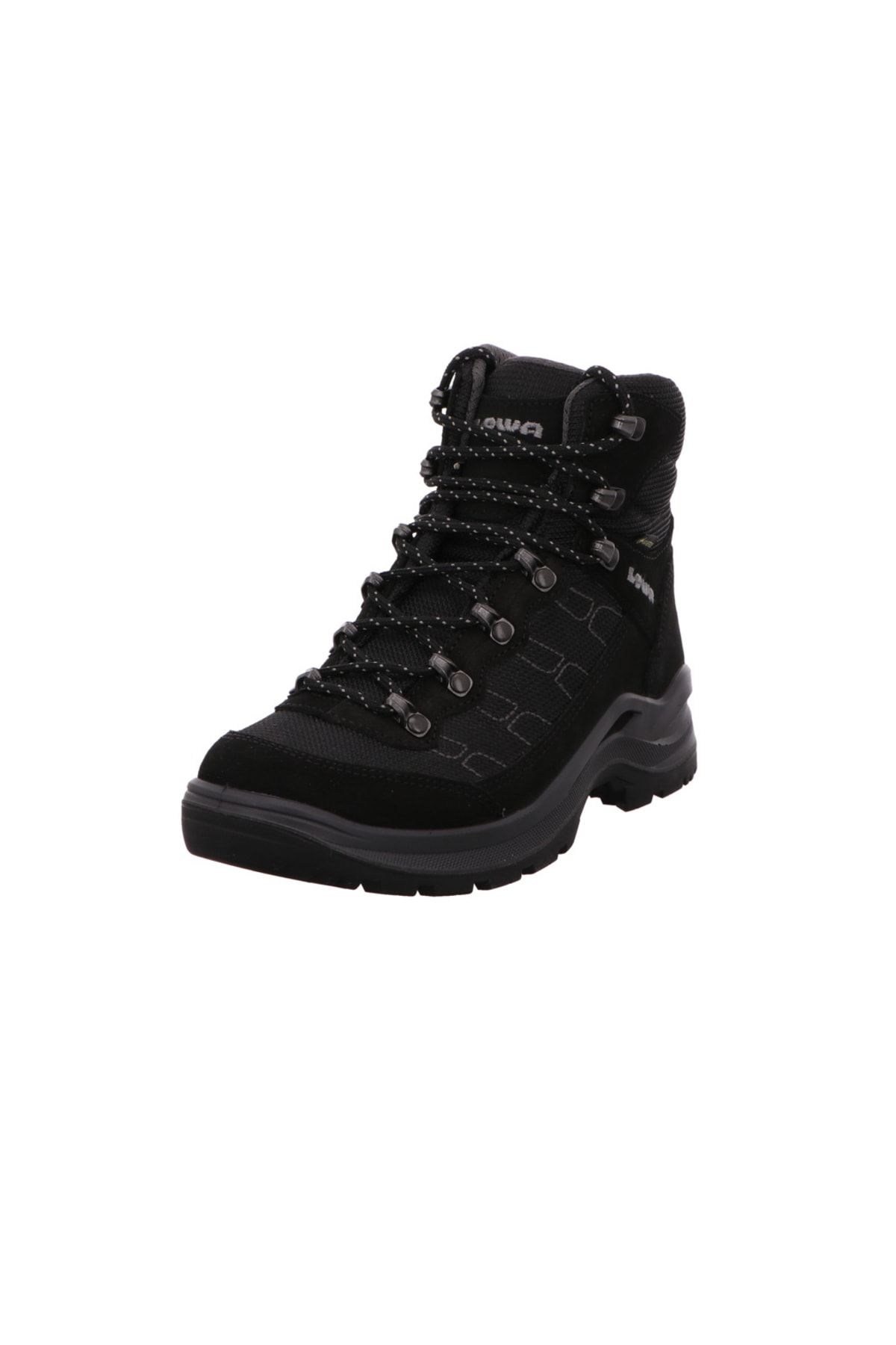 Lowa Outdoor-Schuhe Schwarz Flacher Absatz Fast ausverkauft