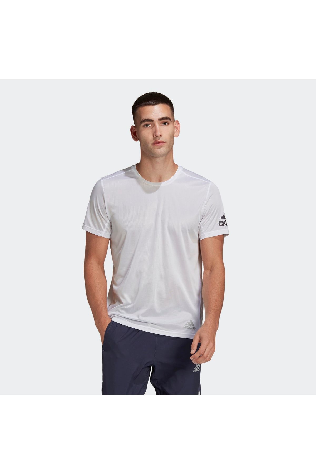 Adidas white store shirt mens
