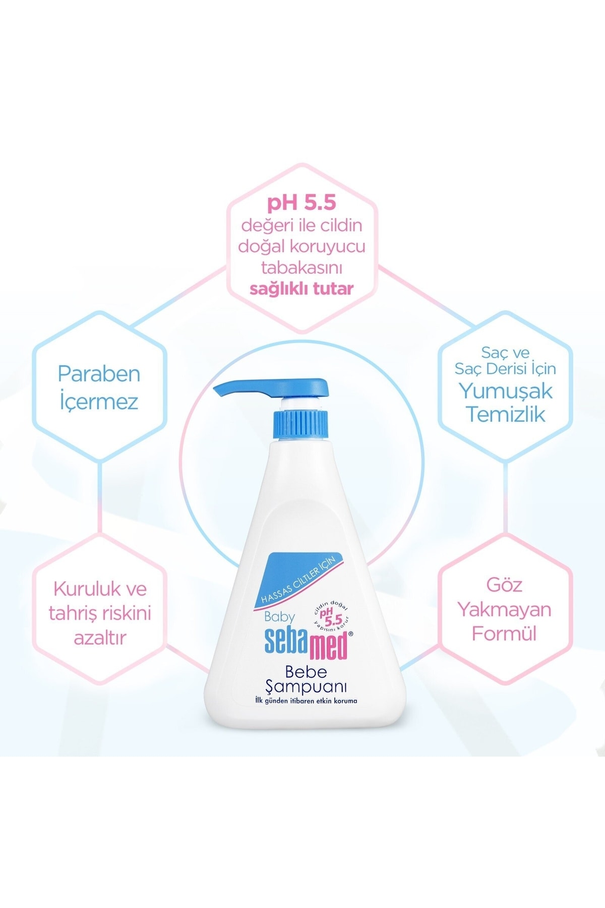 شامپو کودک و نوزاد   Sebamed | seva6 اورجینال - تصویر 4
