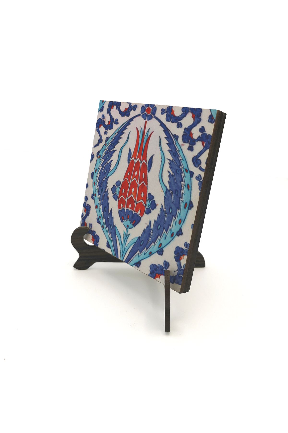 Sadrazam-Rüstempaşa Mosque Tile Pattern Printed MDF Frame 1