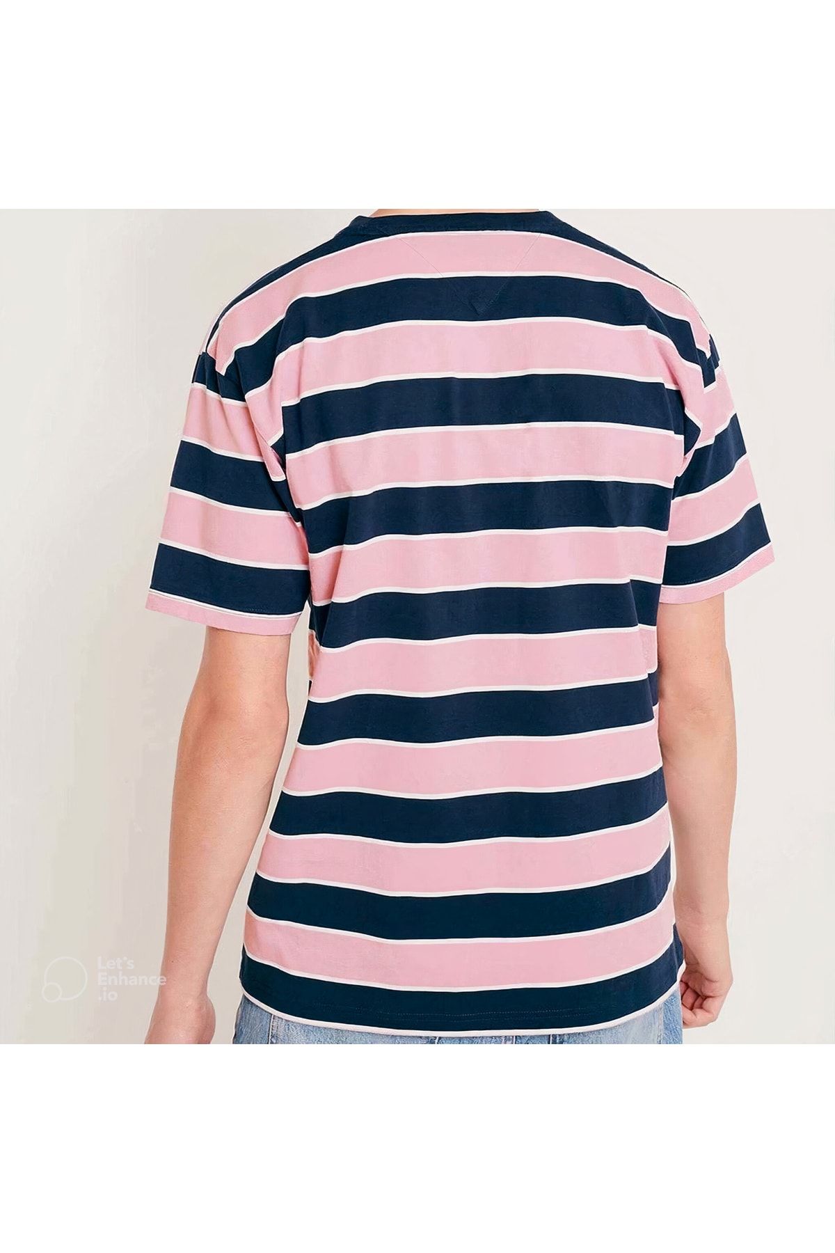 Tommy jeans clearance collegiate stripe tee