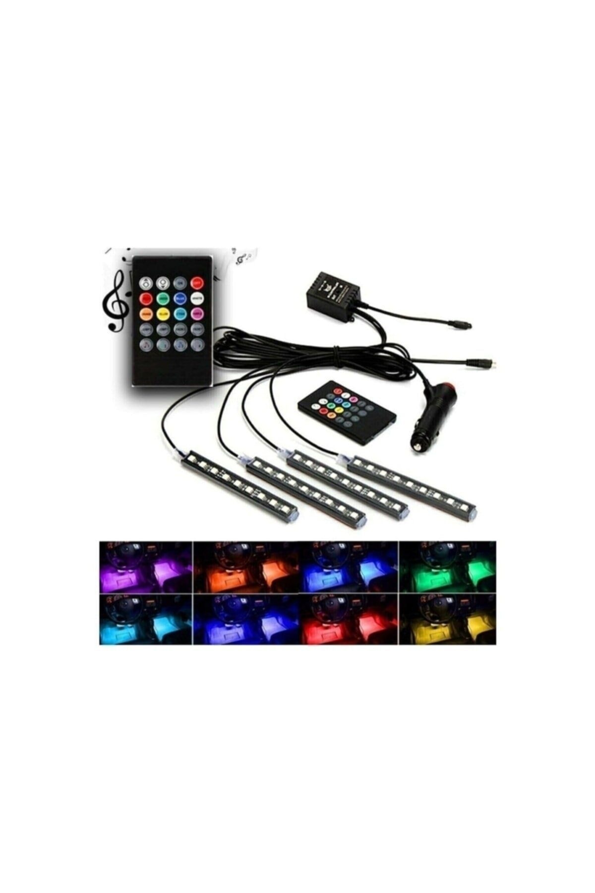 Ayışığıticaret Ayt Honda Civic Fd6 Uyumlu Rgb Ayak Altı Led Aydınlatma