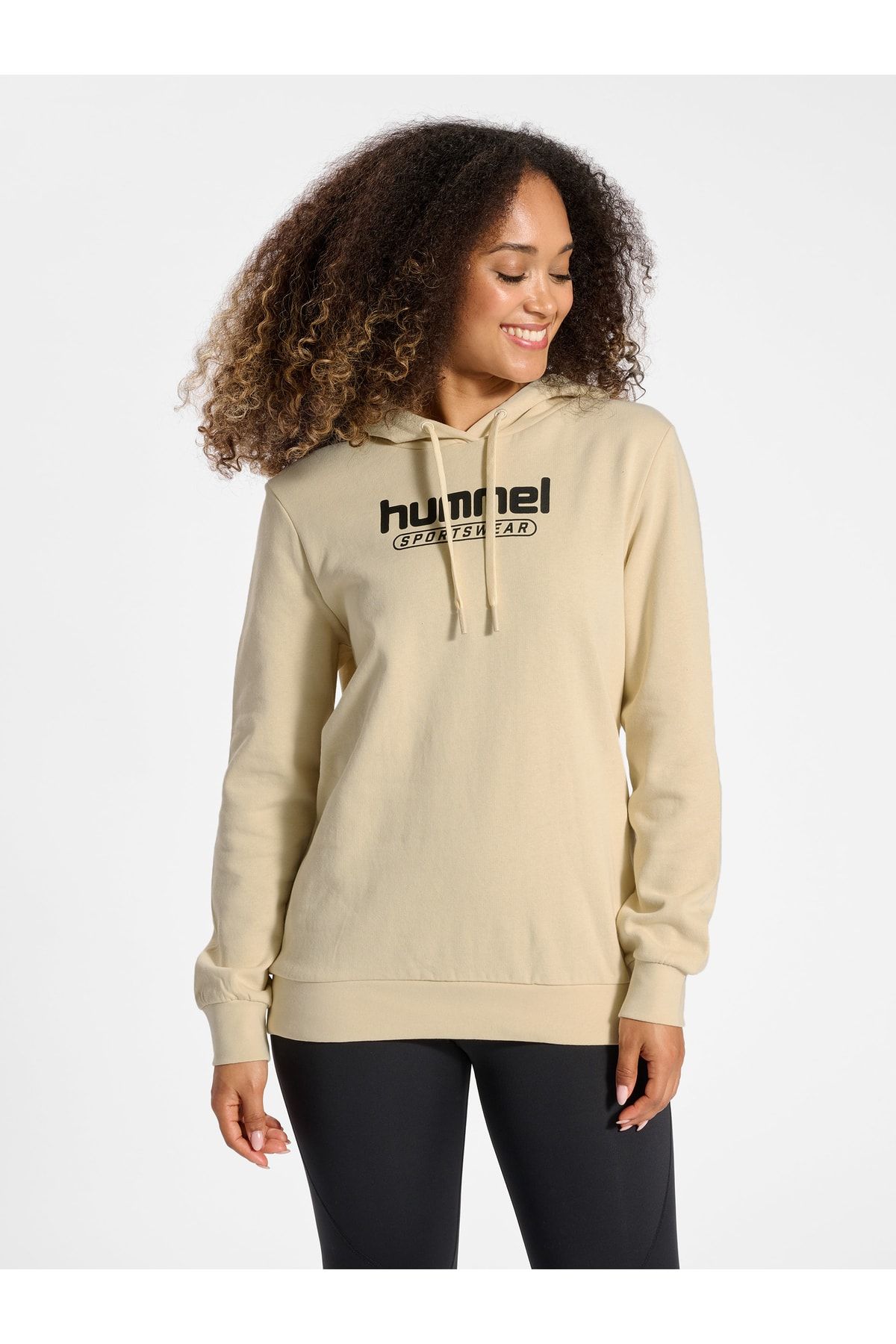 Beige - Trendyol HUMMEL - Fit Sweatshirt Regular -