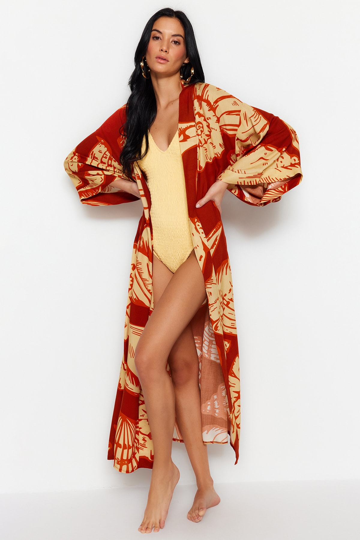 Trendyol Collection Kimono & Kaftan Mehrfarbig Regular Fit