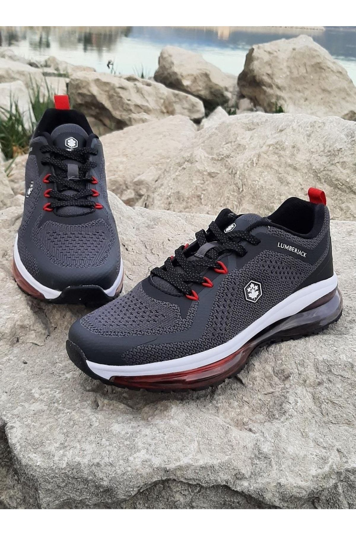 lumberjack-Sivo Gray Memoryfoam Air Sole Men's Sports Shoes 8