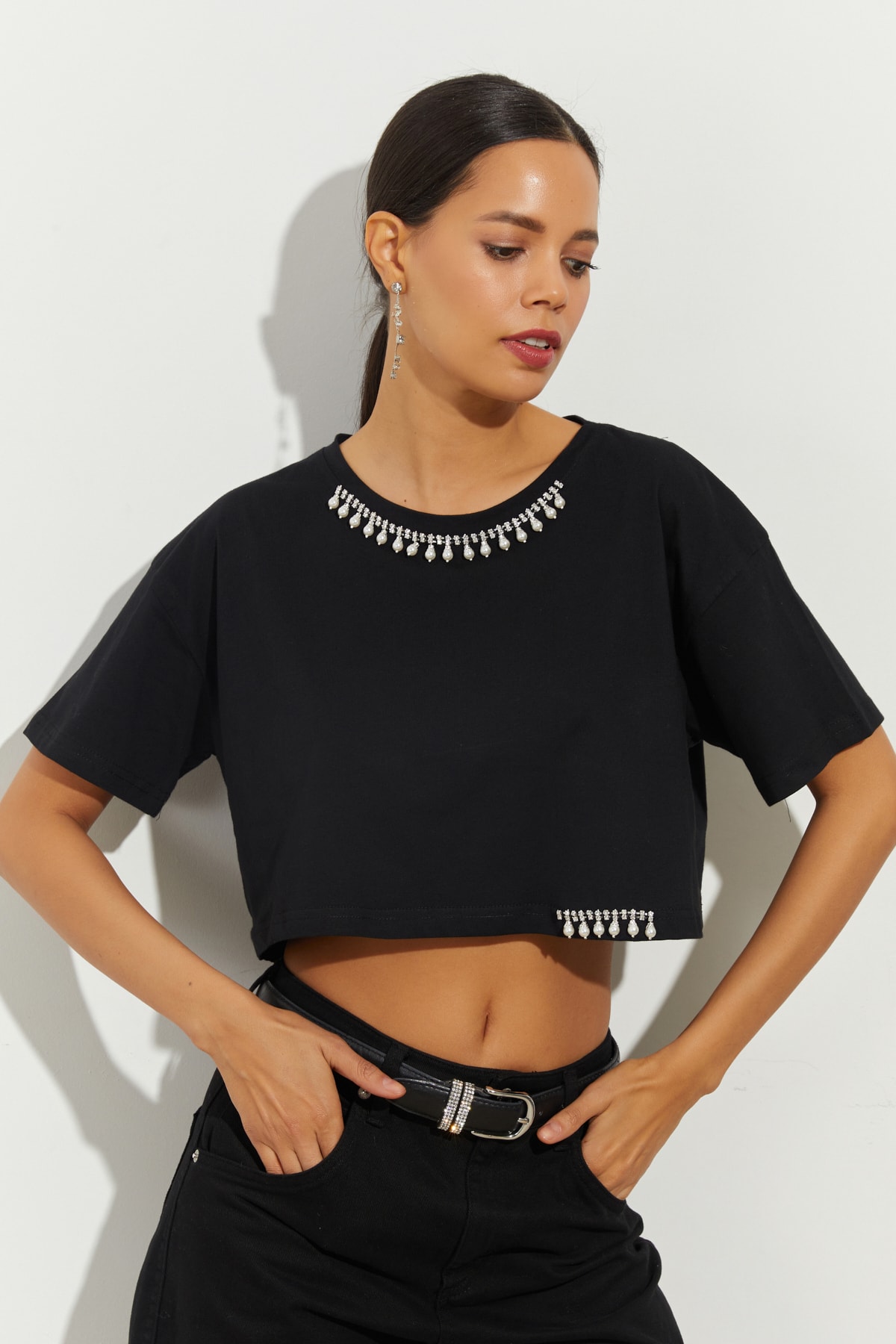 Cool & Sexy T-Shirt Schwarz Regular Fit Fast ausverkauft