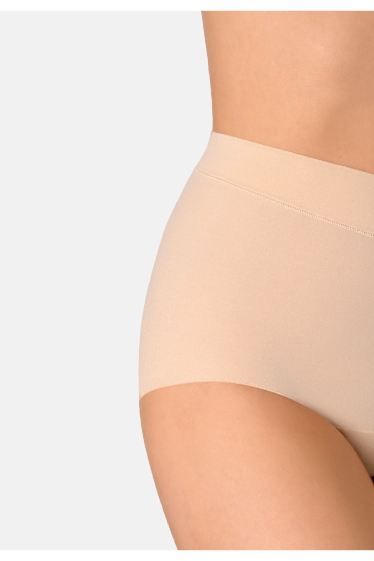 Teyli Slip Beige Unifarben QV5845