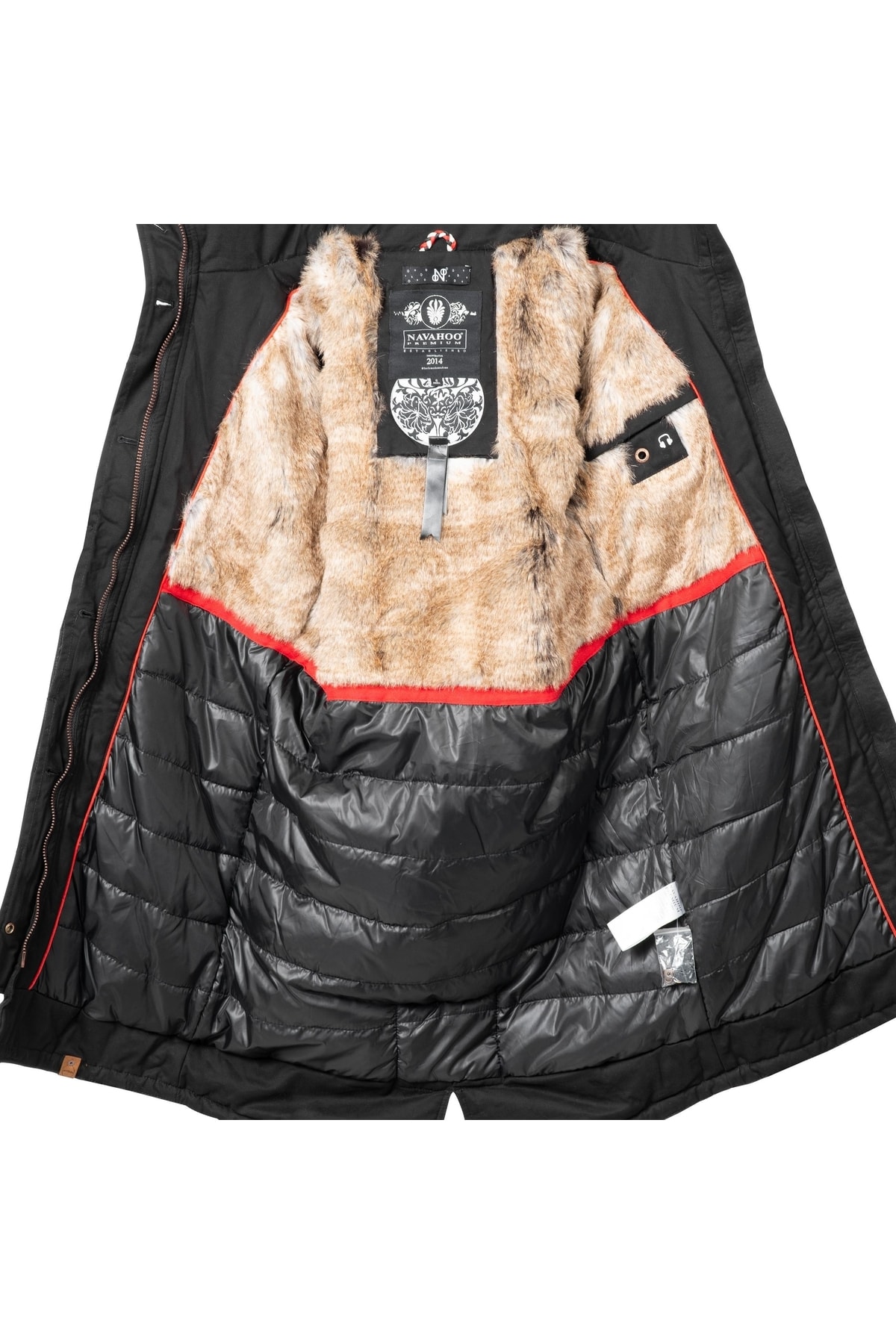 Navahoo Mantel Schwarz Basic Fast ausverkauft