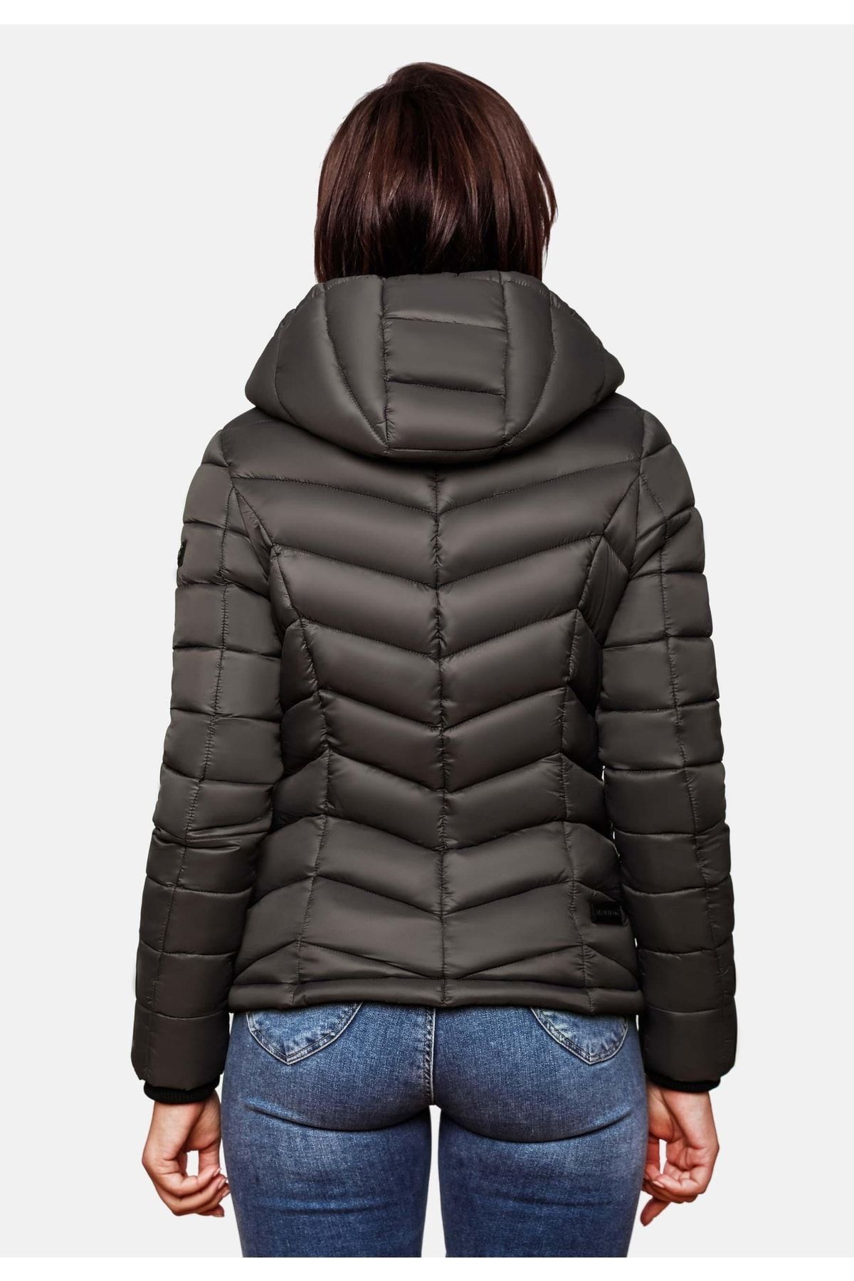Marikoo Winterjacke Grau Puffer Fast ausverkauft FN7990