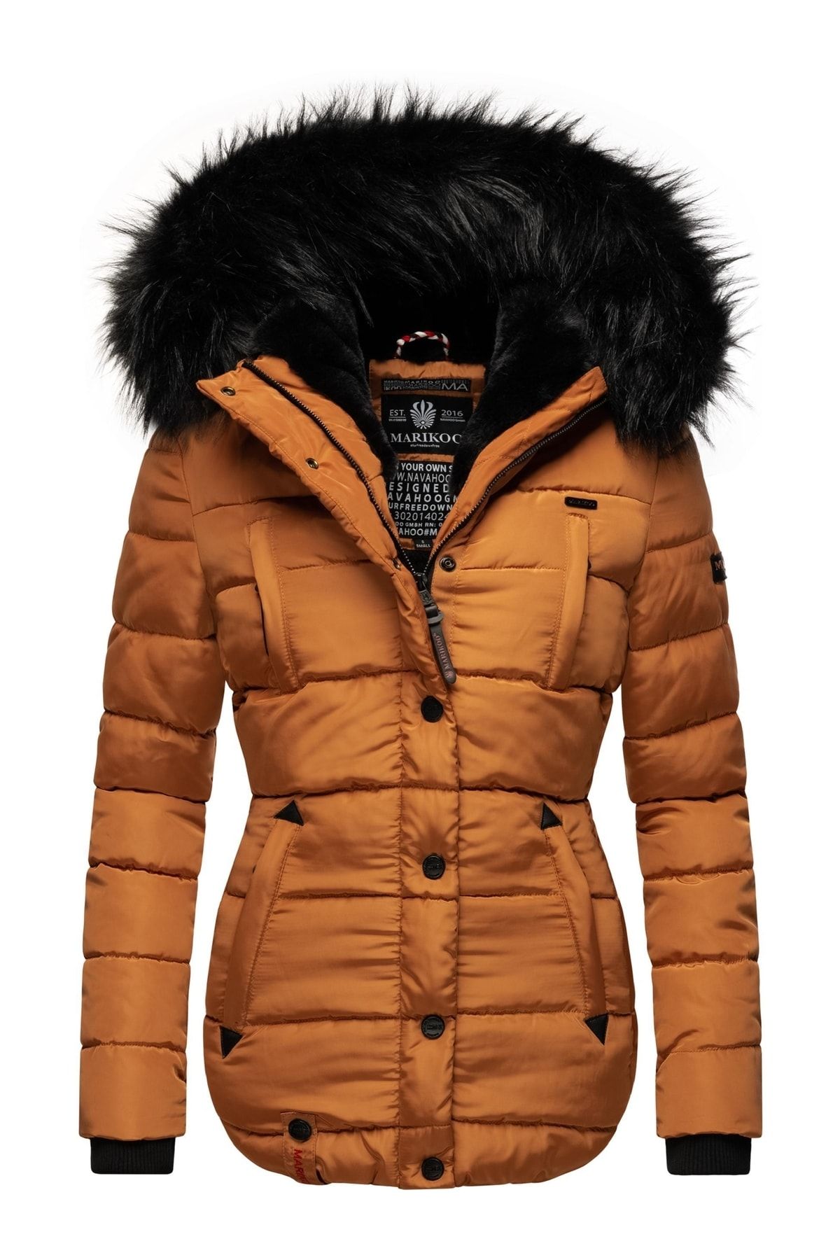 Marikoo Winterjacke Braun Puffer Fast ausverkauft