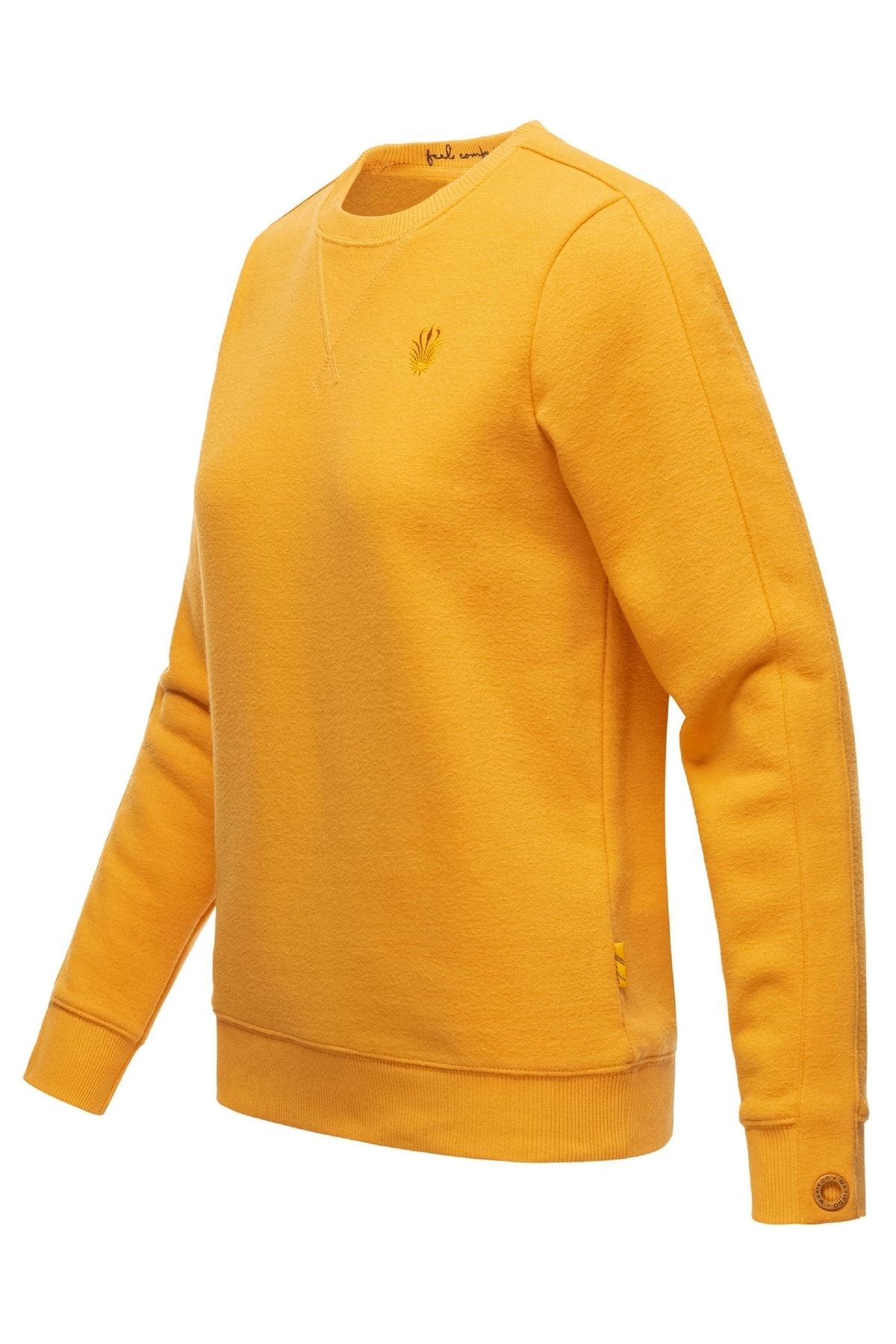 Marikoo Sweatshirt Gelb Regular Fit Fast ausverkauft