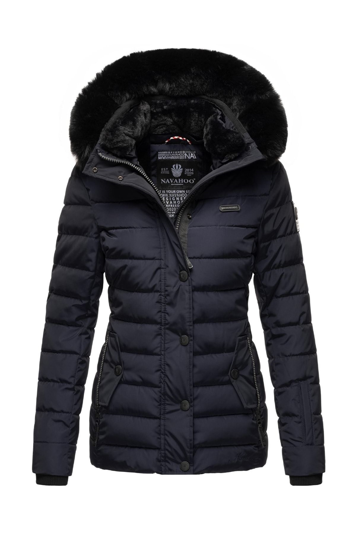 Navahoo Winterjacke Blau Puffer