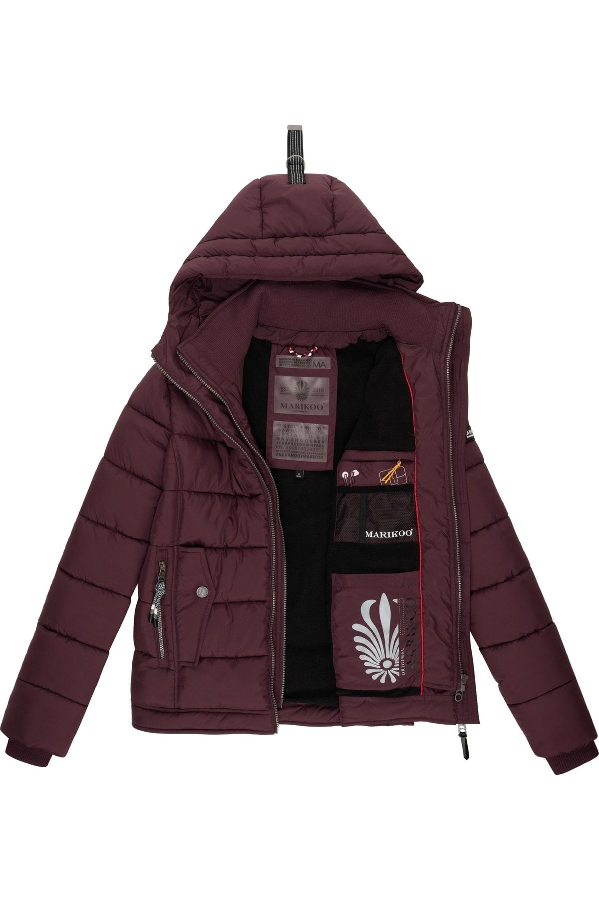 Marikoo Winterjacke Rot Puffer Fast ausverkauft NW7711