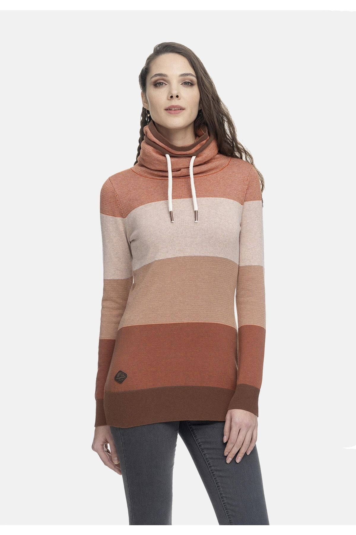 Ragwear Sweatshirt Braun Regular Fit Fast ausverkauft