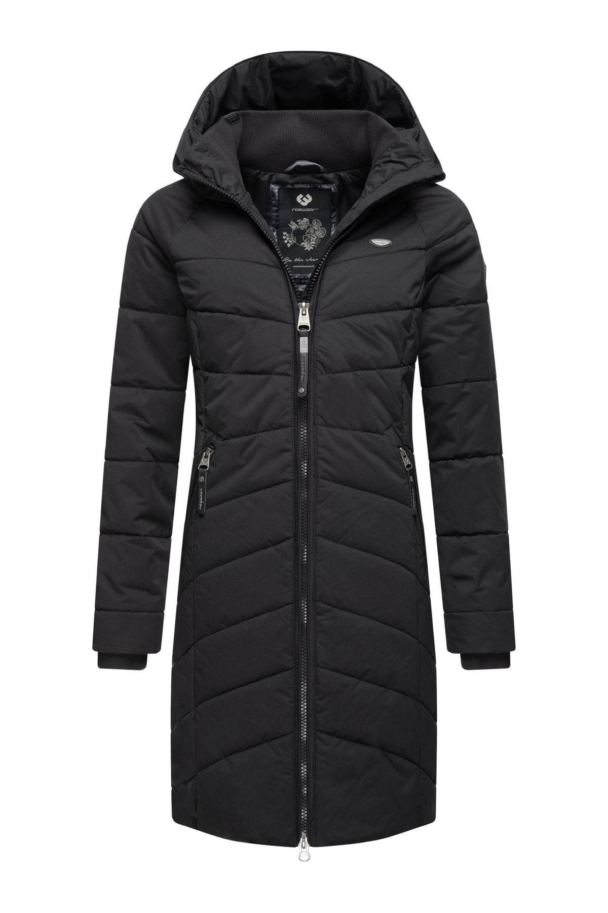 Ragwear Mantel Schwarz Basic
