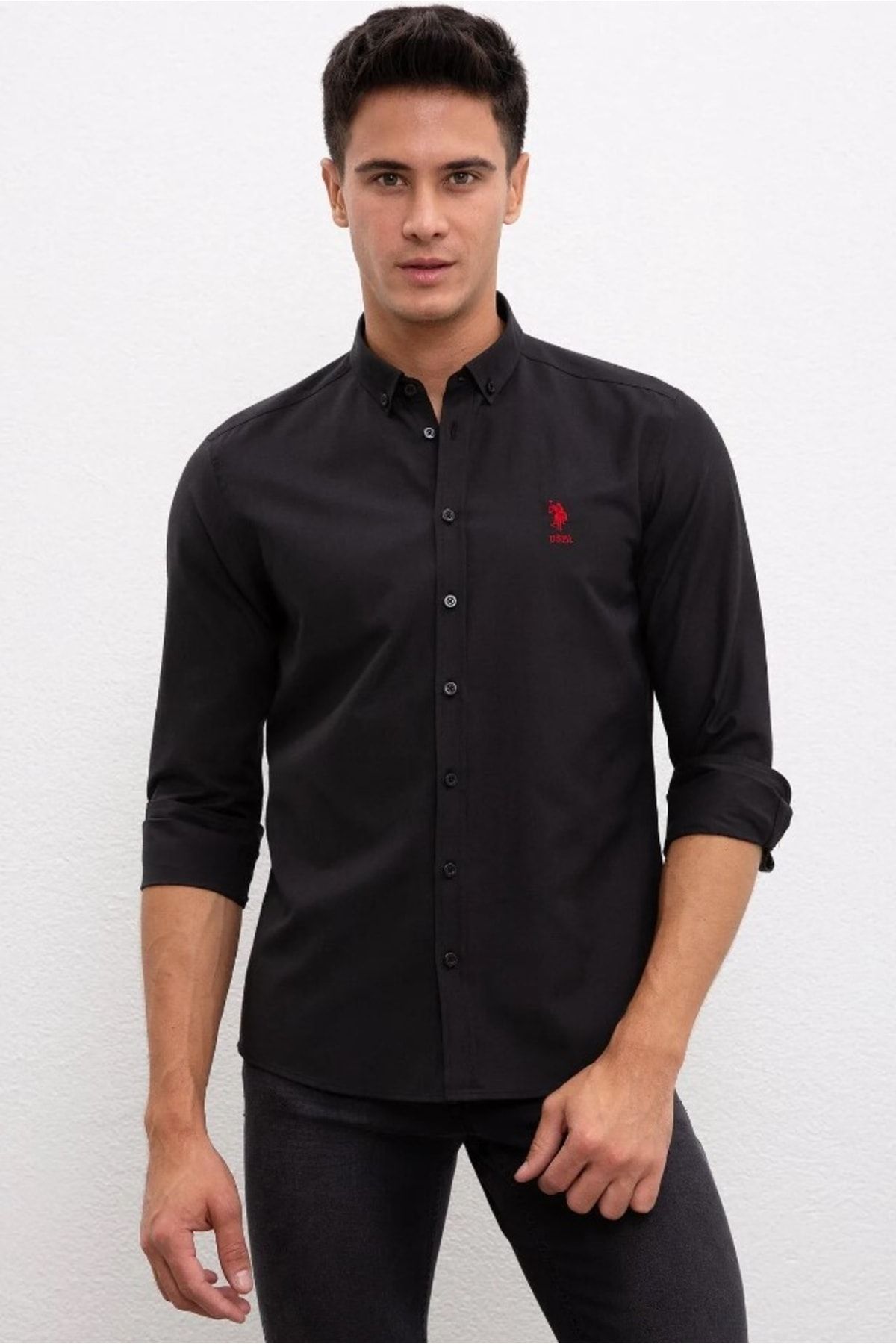 U.S. Polo Assn. Shirt Black Trendyol