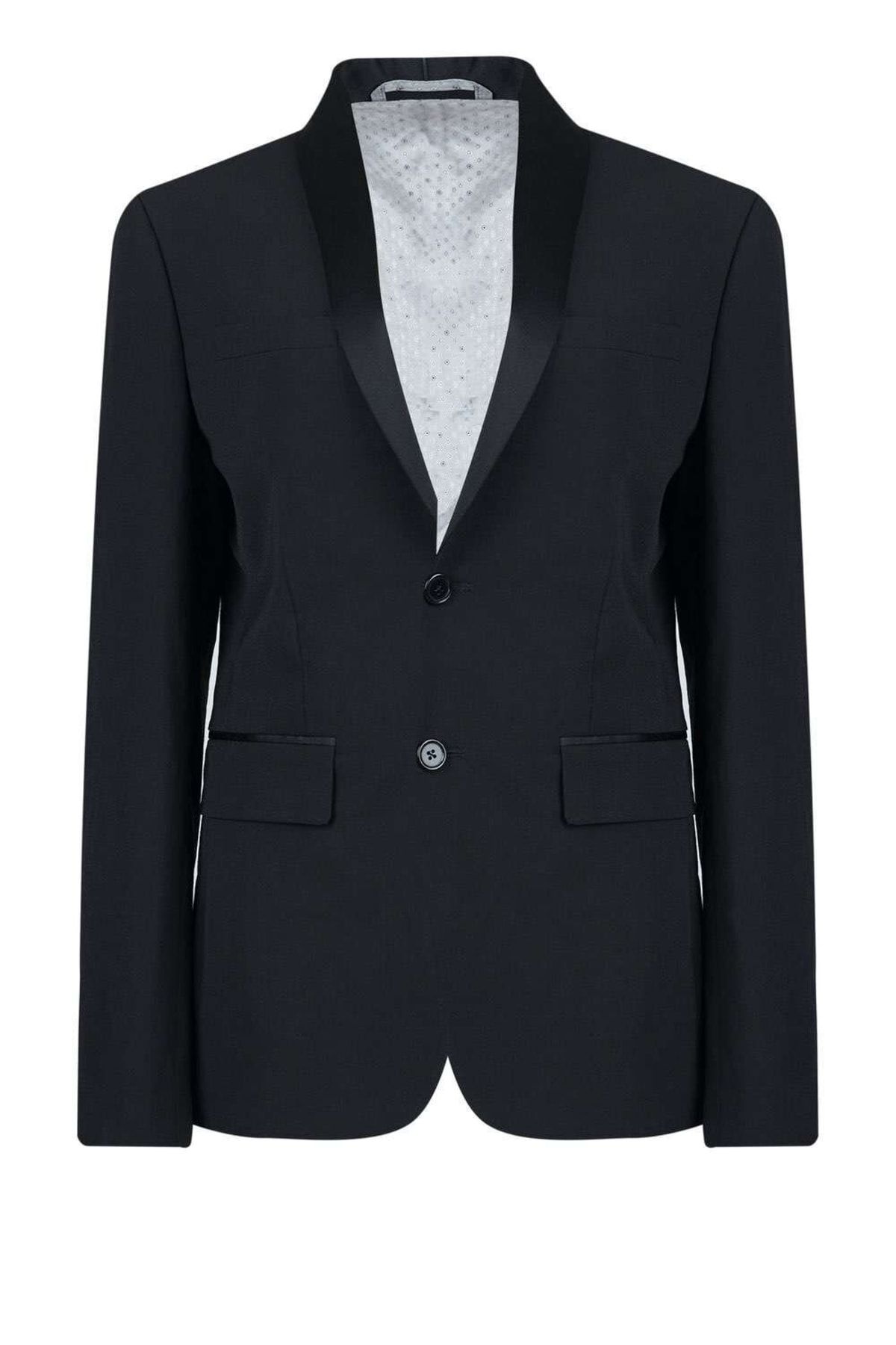 Guess Blazer Black Trendyol