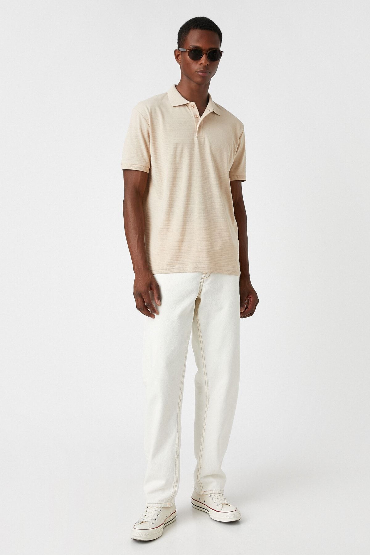 Koton Regular Fit Polo Neck T Shirt