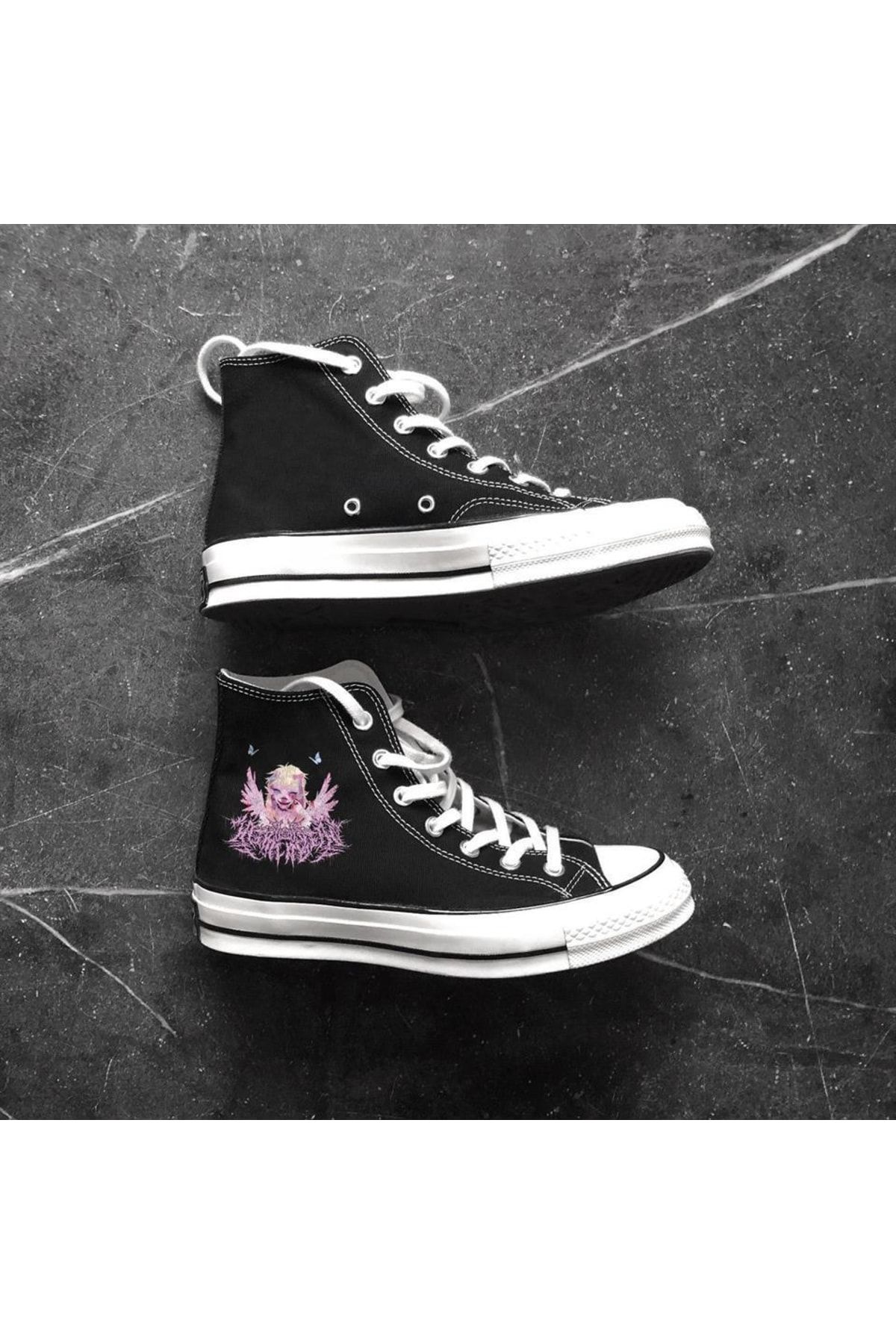 Winged converse hot sale
