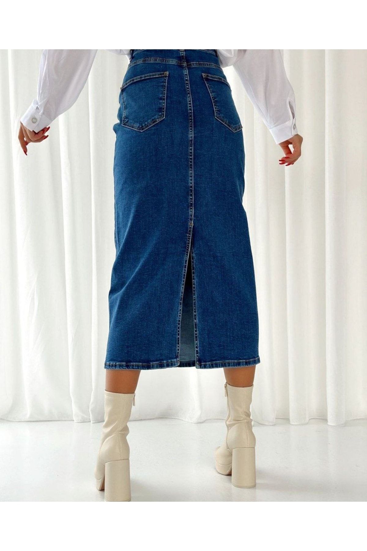 Denim 2025 pencil skirt
