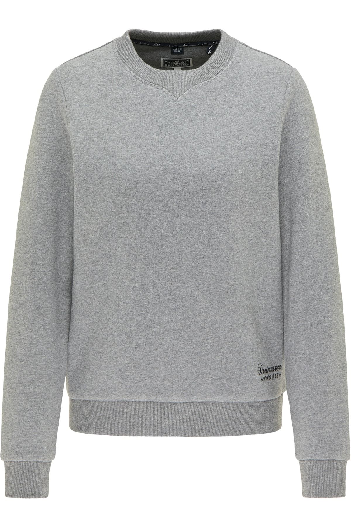 Dreimaster Sweatshirt Grau Regular Fit Fast ausverkauft