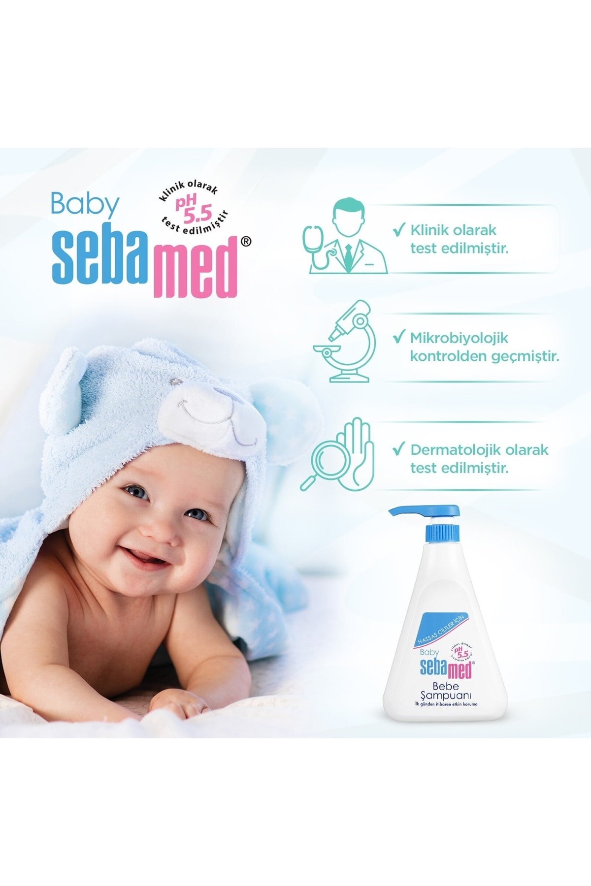 شامپو کودک و نوزاد   Sebamed | seva6 اورجینال - تصویر 2