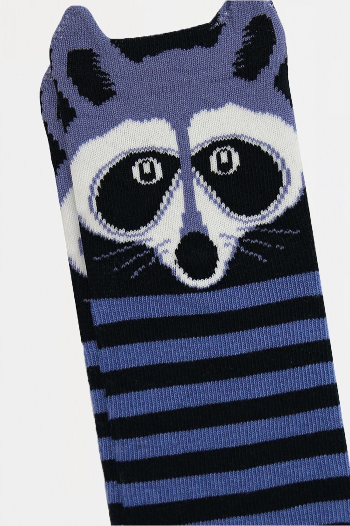MEM SOCKS-Pack of 6 3D Rakkun Patterned Children's Socks 2