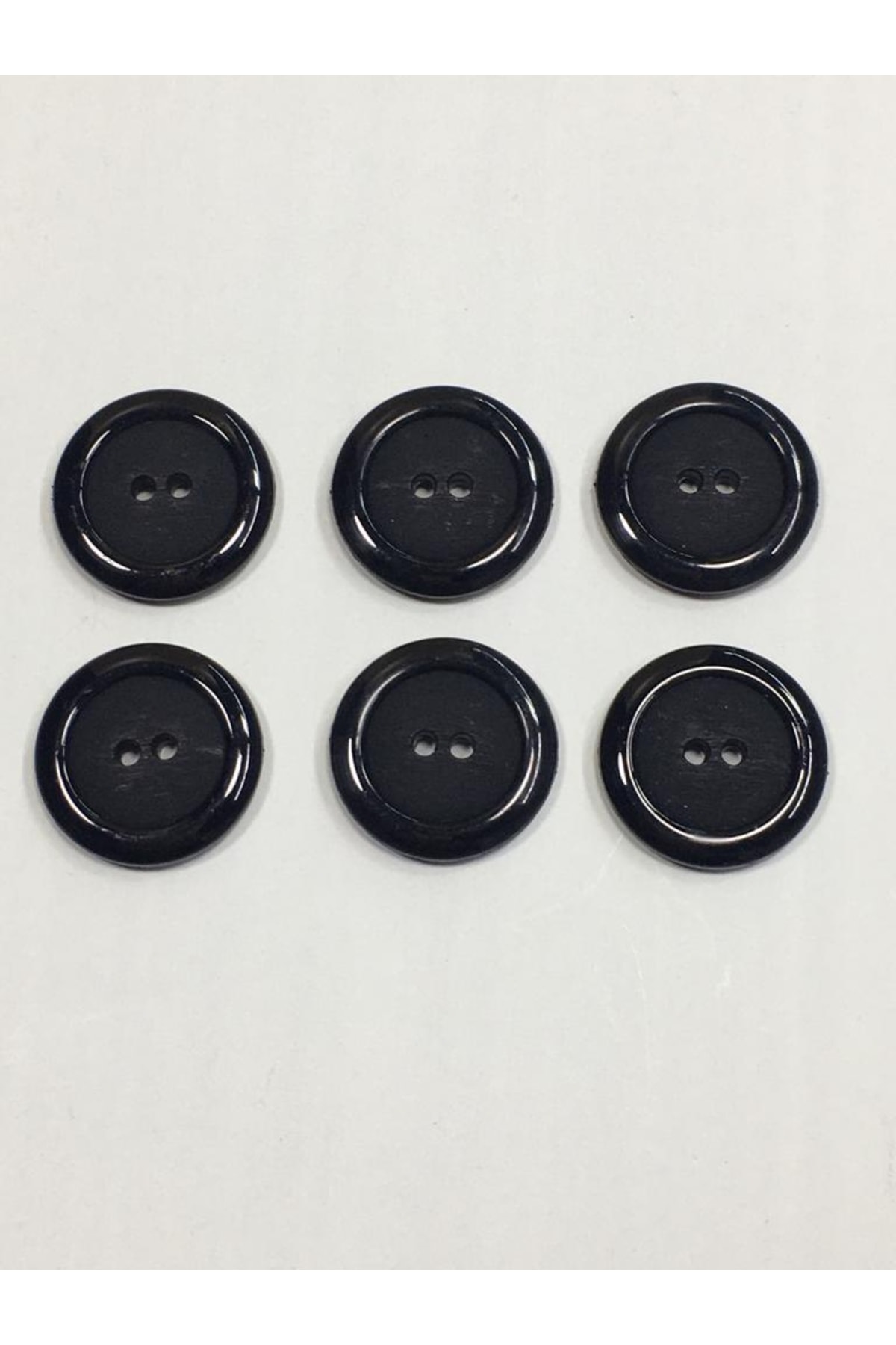 Coat Coat Button Italian Button Set of 6 Black 3 Cm