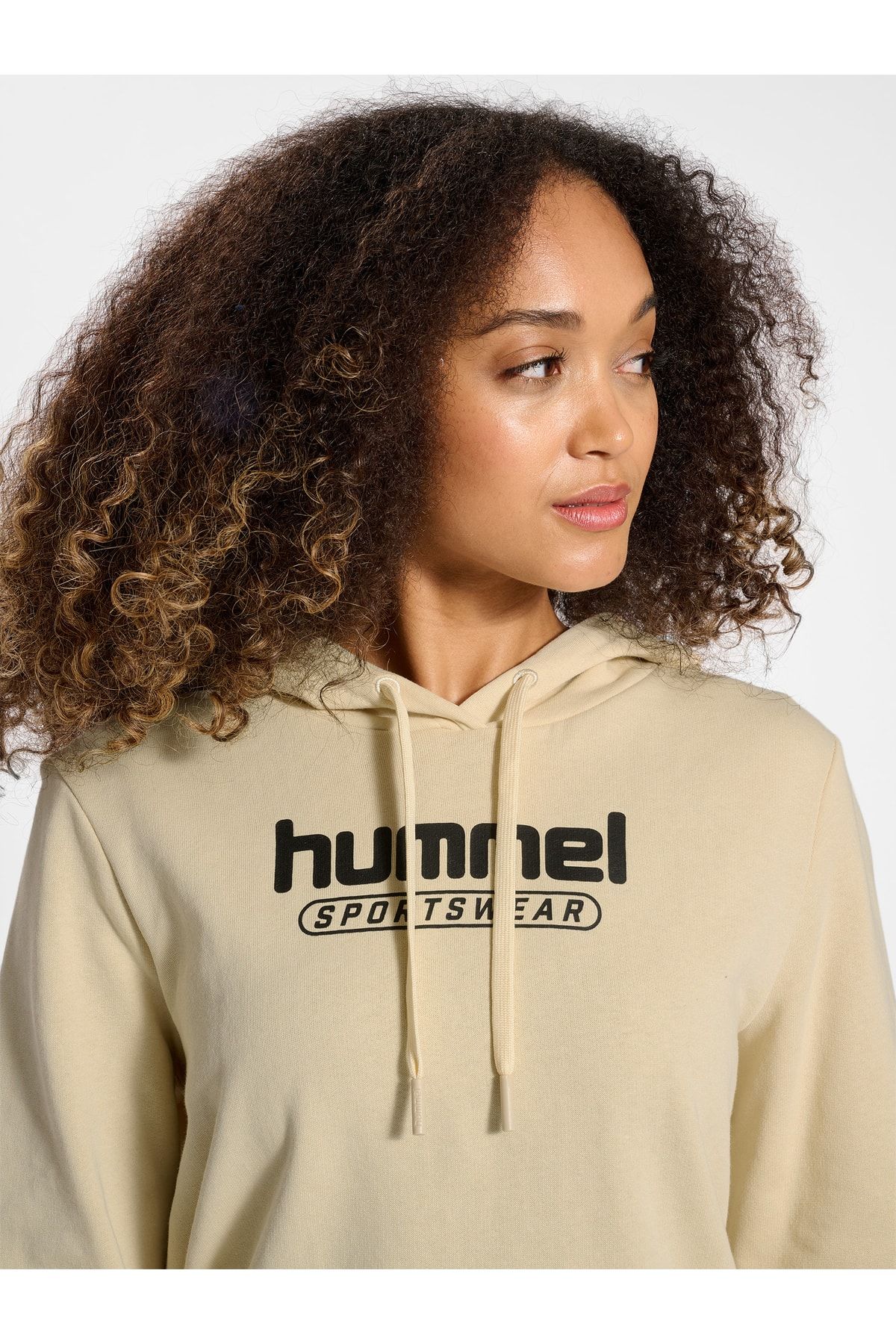 HUMMEL Sweatshirt - Beige - Regular Fit - Trendyol