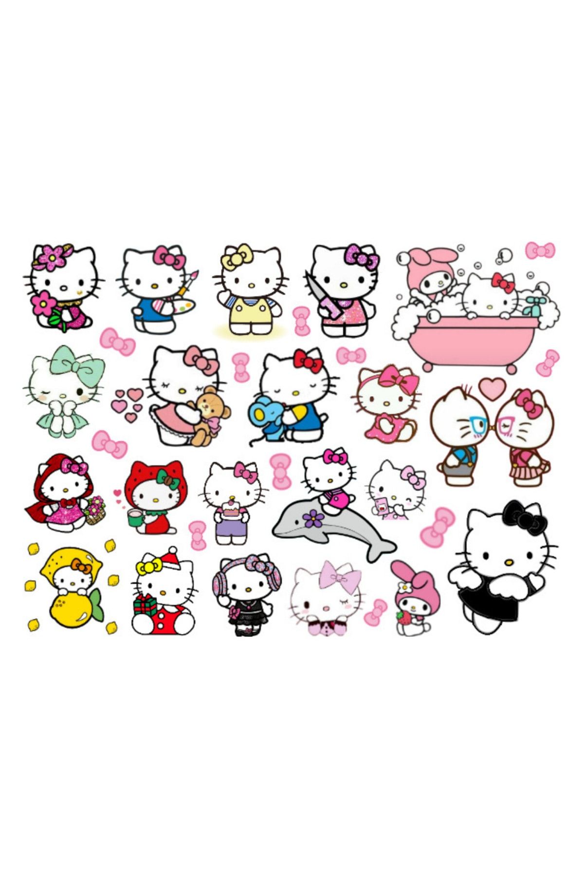 140 Precropped Cute Hello Kitty Notability Stickers for 2022, Digital  Aesthetic Stickers for Digital Planners