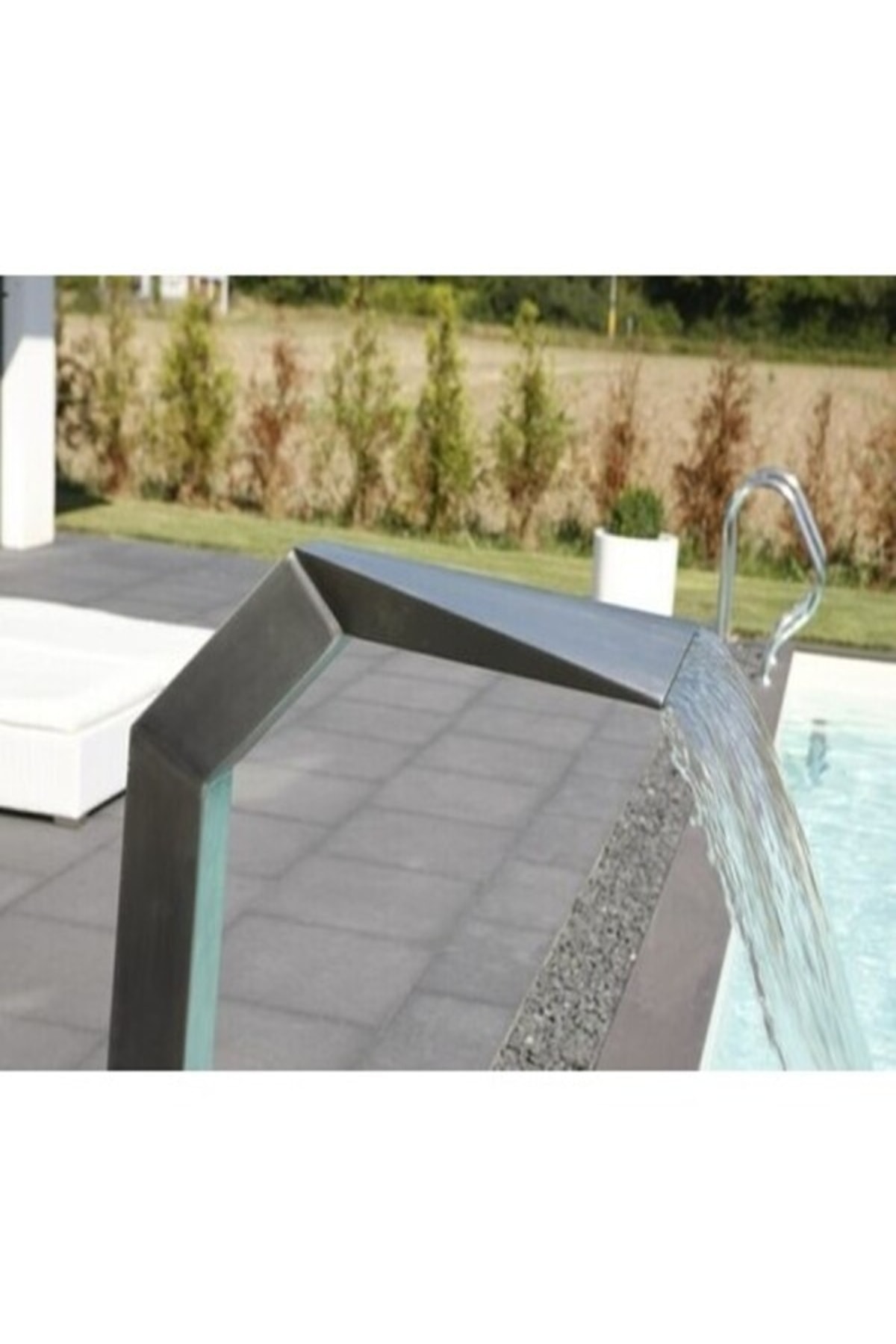 400x1000 Mm Standart Model Paslanmaz Havuz Şelale Aısı 316 Kalite 2