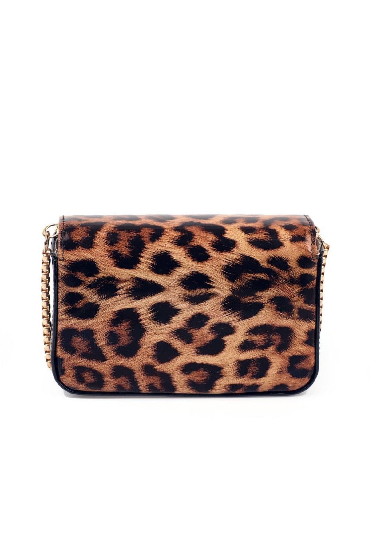 Capone Outfitters Umhängetasche Braun Animal Print