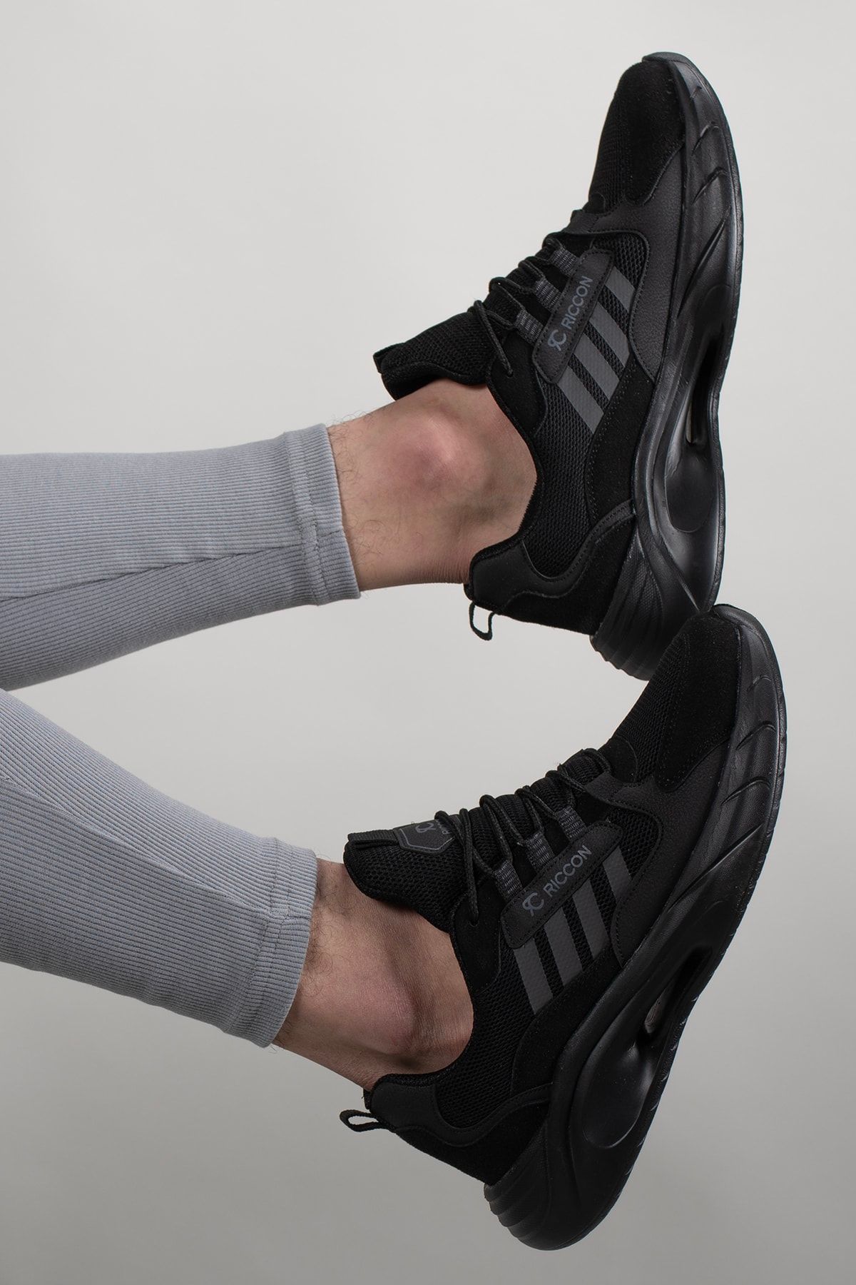 Riccon Sneakers Black Flat Trendyol