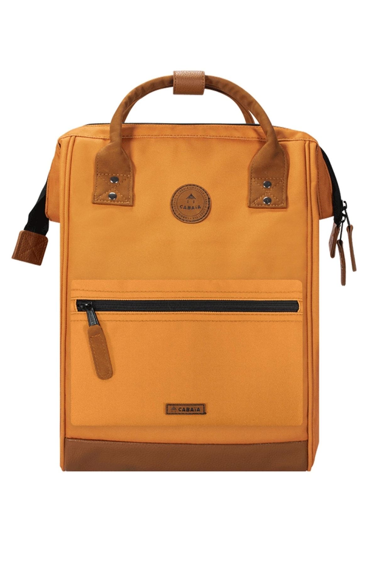 Cabaia Rucksack Gelb Geometrisches Muster