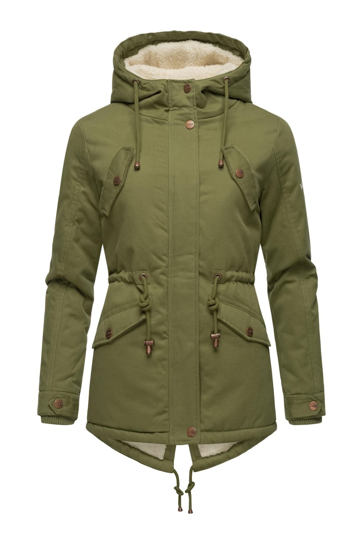 Marikoo Winterjacke Grün Parka EH5811