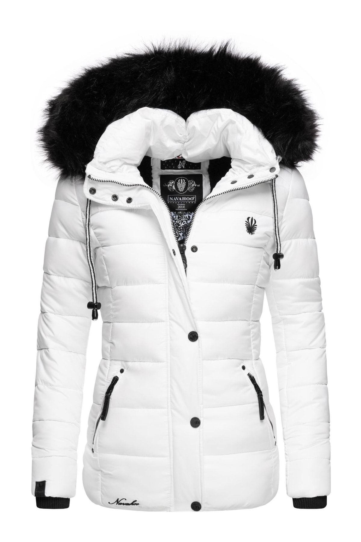 Navahoo Winterjacke Weiß Puffer Fast ausverkauft