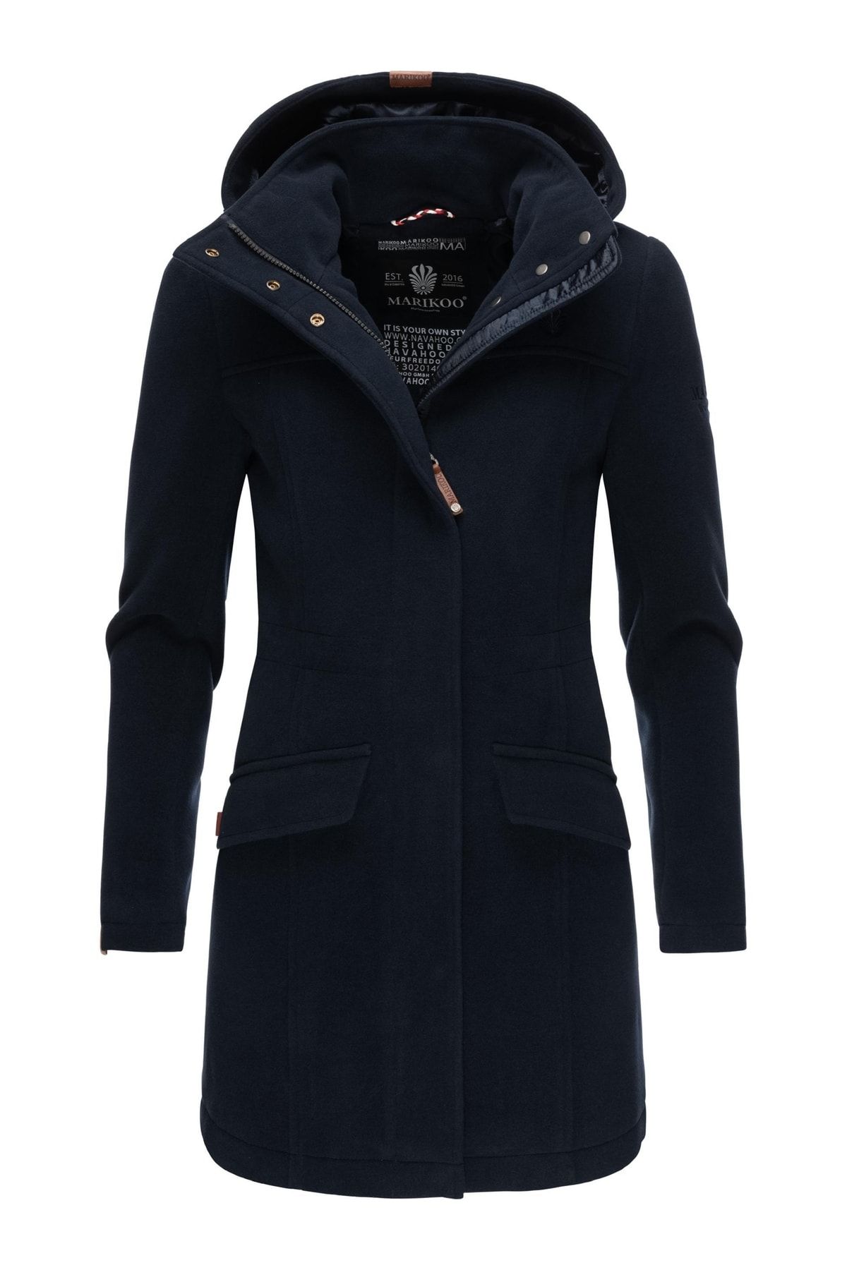 Marikoo Mantel Blau Parka