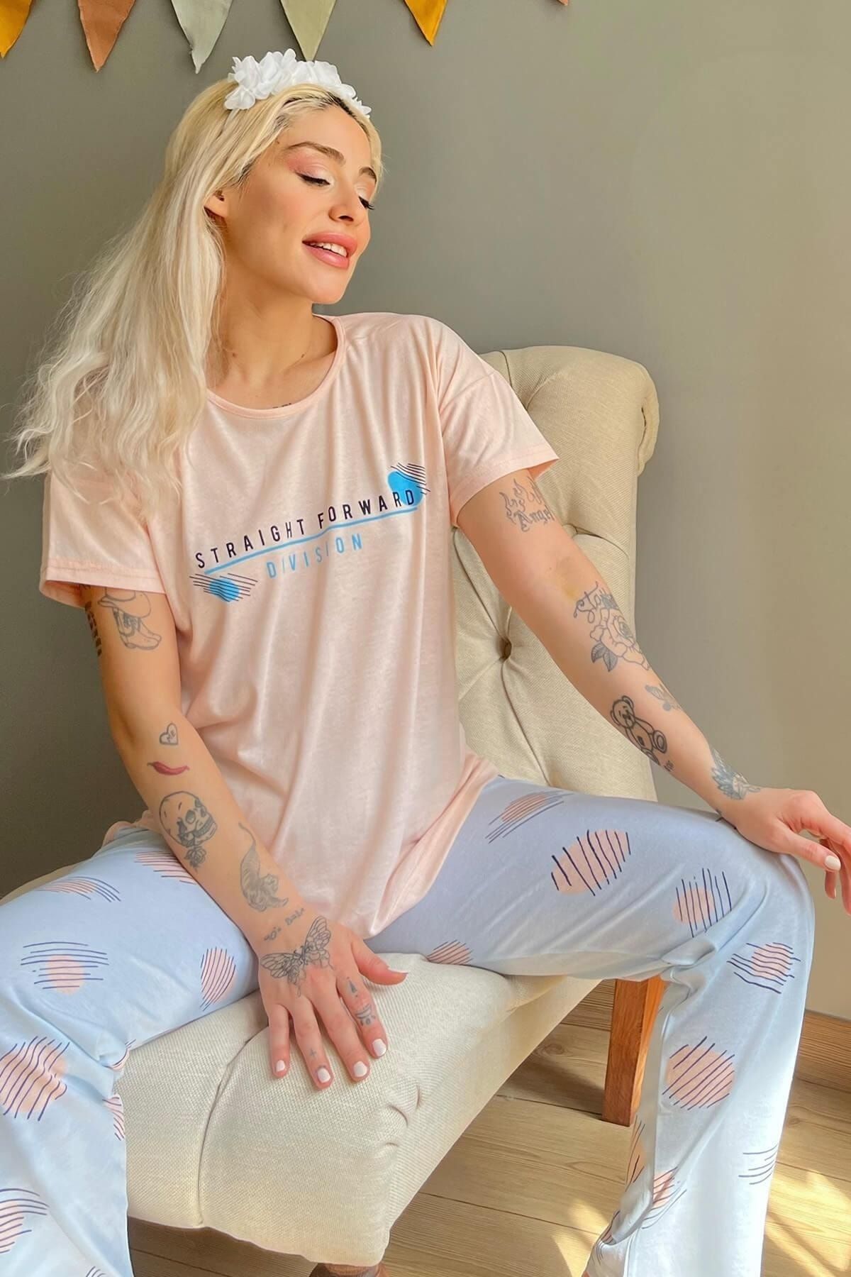 Straight pajama suit online
