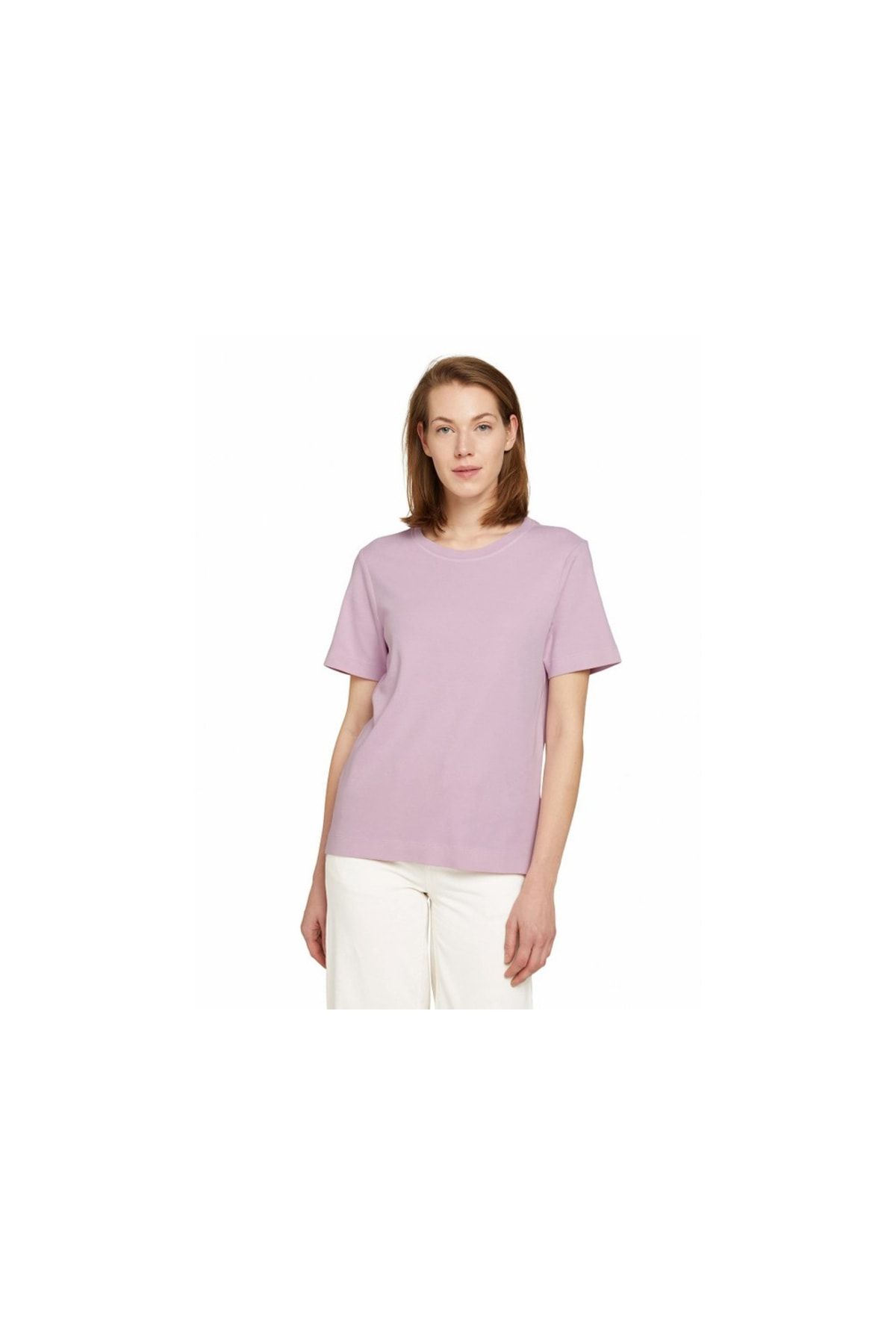 Tom Tailor T-Shirt Lila Regular Fit Fast ausverkauft