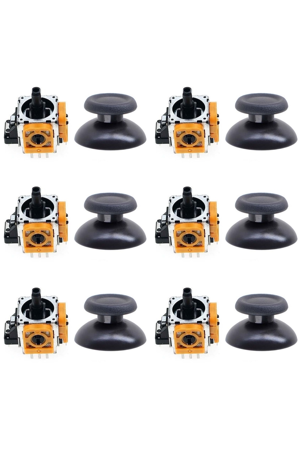 Ps4 Analog Motor Ve Topuz Seti 6+6 Playstation 4 Tamir Ps4 Kol Analog Tamir Seti Yedek Parça
