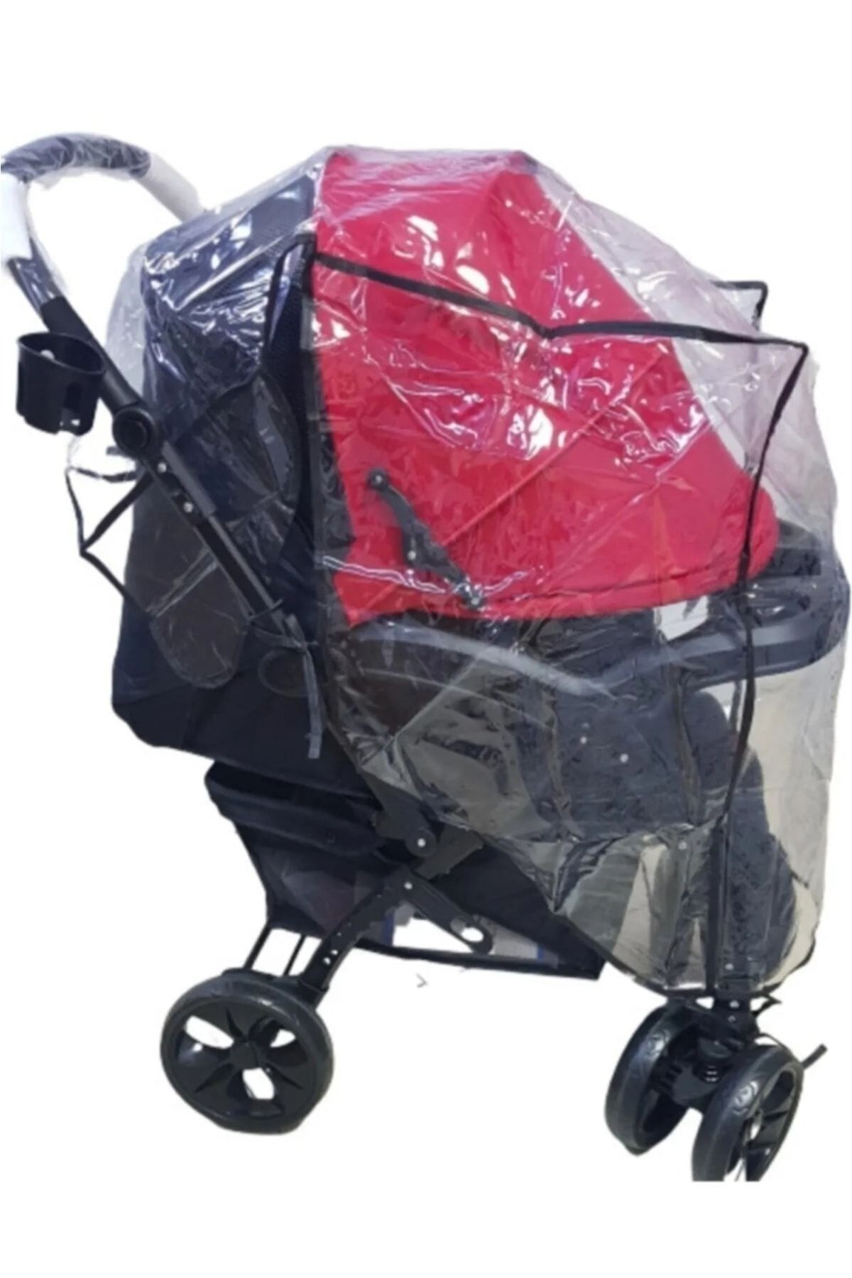 MorBebe-Custom Measurement XL Size Stroller Rain Cover, Large Size Wide Stroller Rain Cover 4