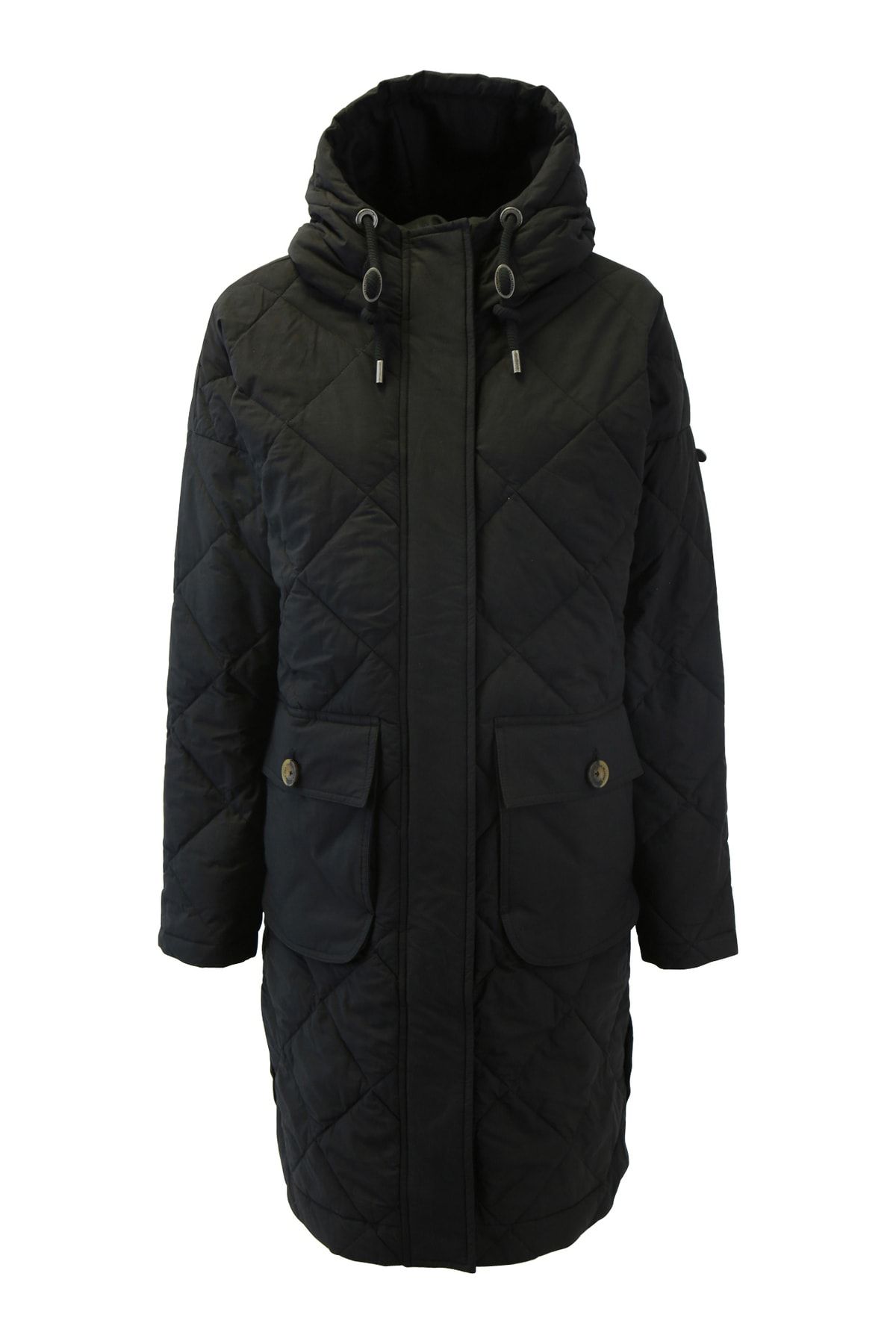 Dreimaster Parka Schwarz Parka
