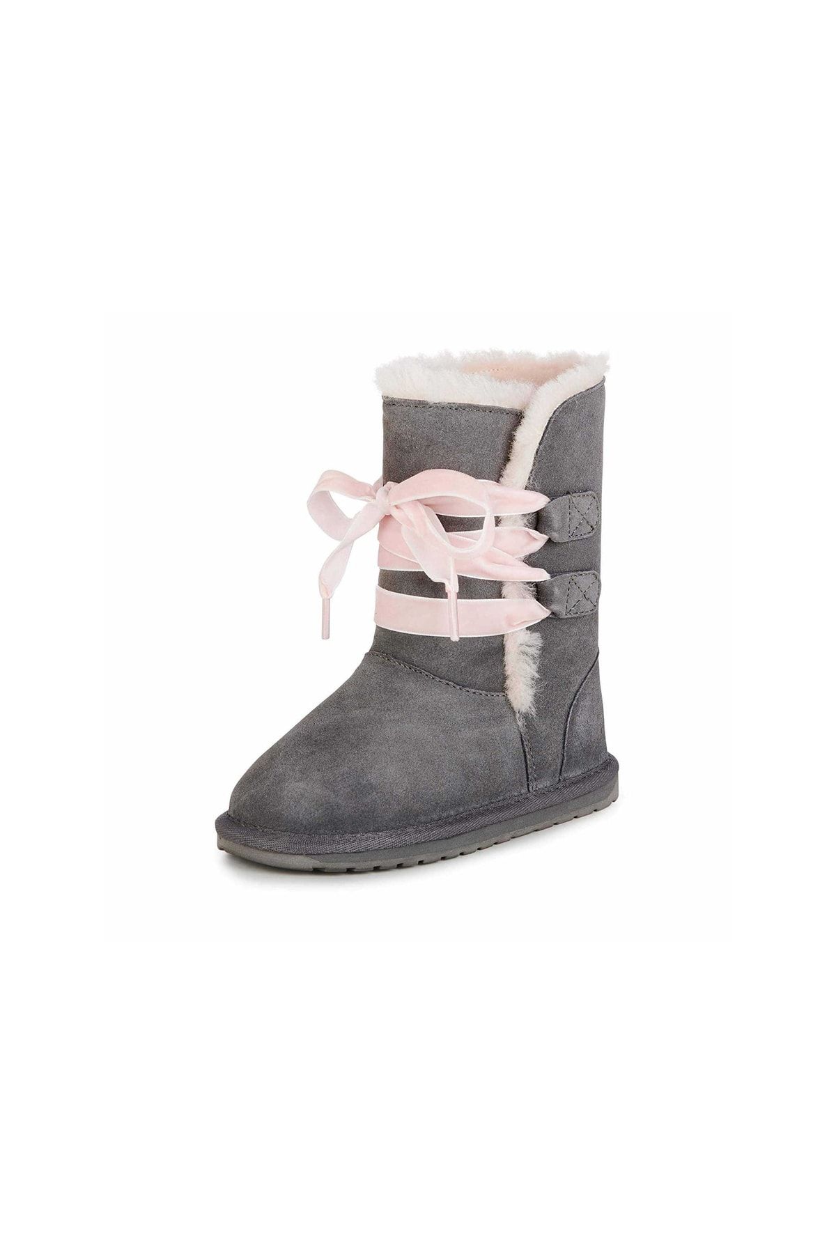 EMU Australia Stiefelette Grau Flacher Absatz Fast ausverkauft