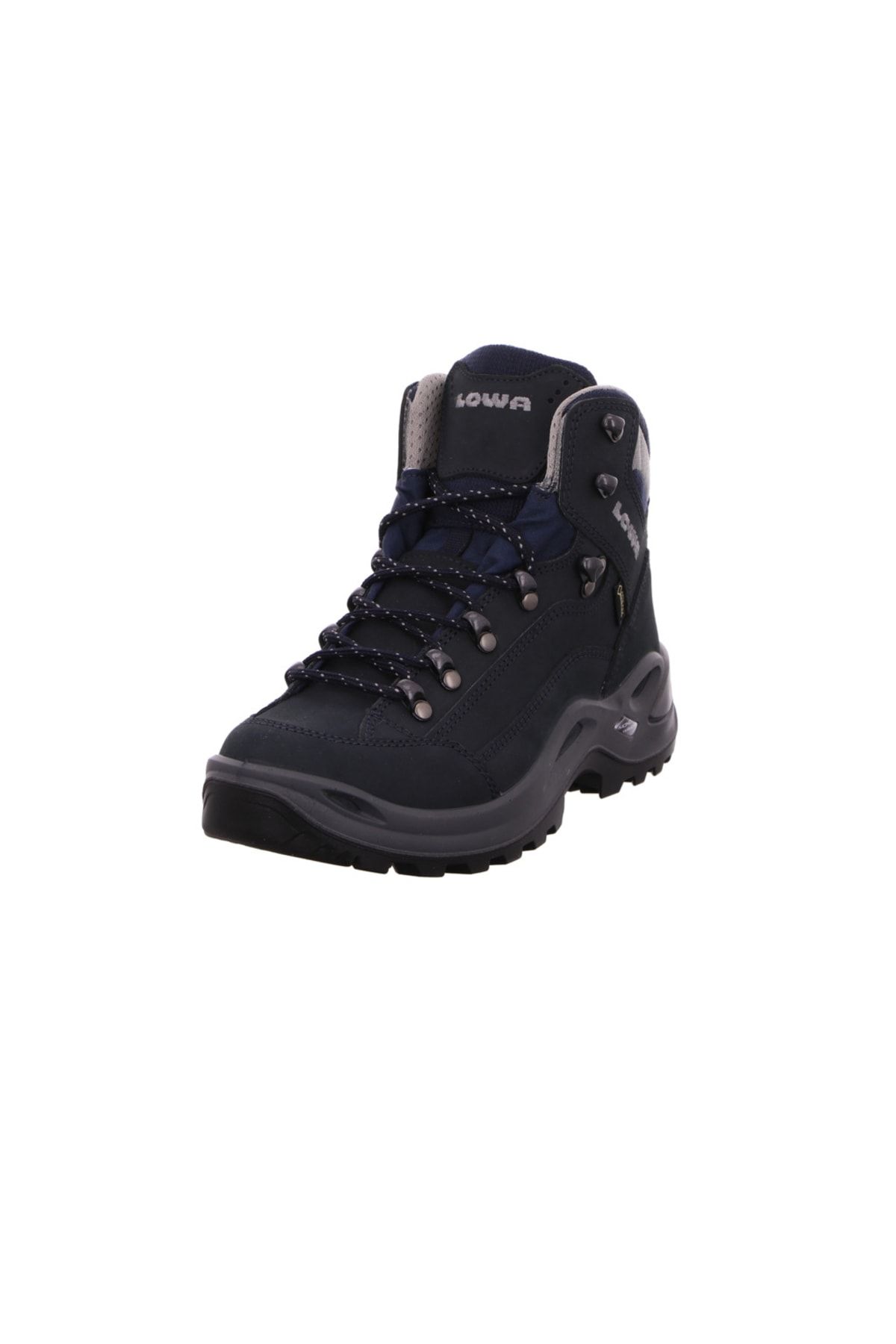 Lowa Outdoor-Schuhe Blau Flacher Absatz Fast ausverkauft